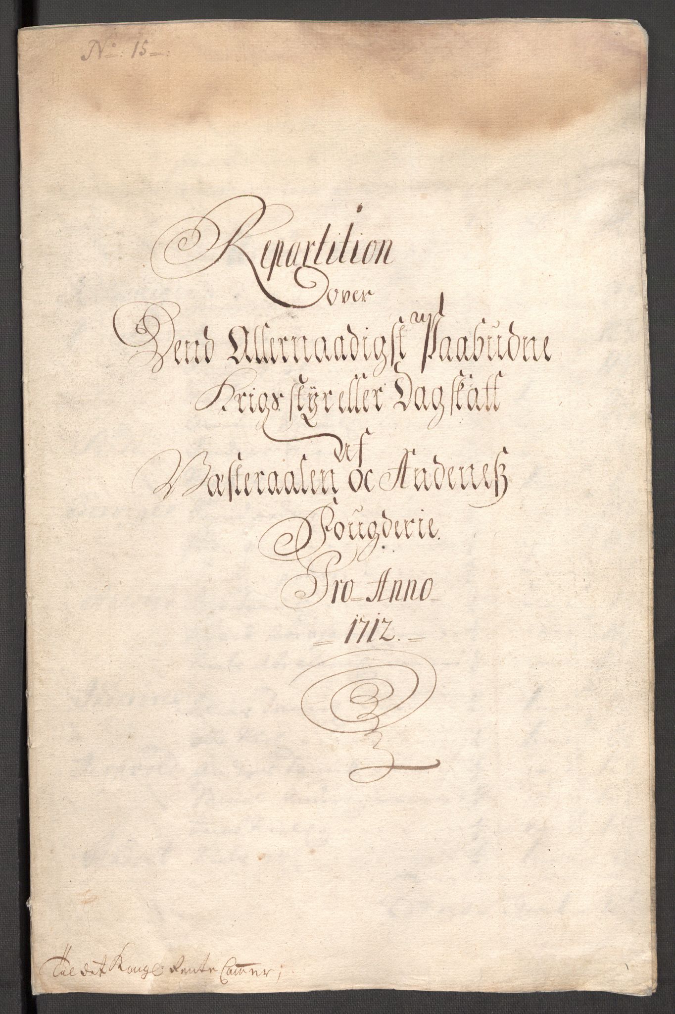 Rentekammeret inntil 1814, Reviderte regnskaper, Fogderegnskap, AV/RA-EA-4092/R67/L4679: Fogderegnskap Vesterålen, Andenes og Lofoten, 1711-1713, p. 168