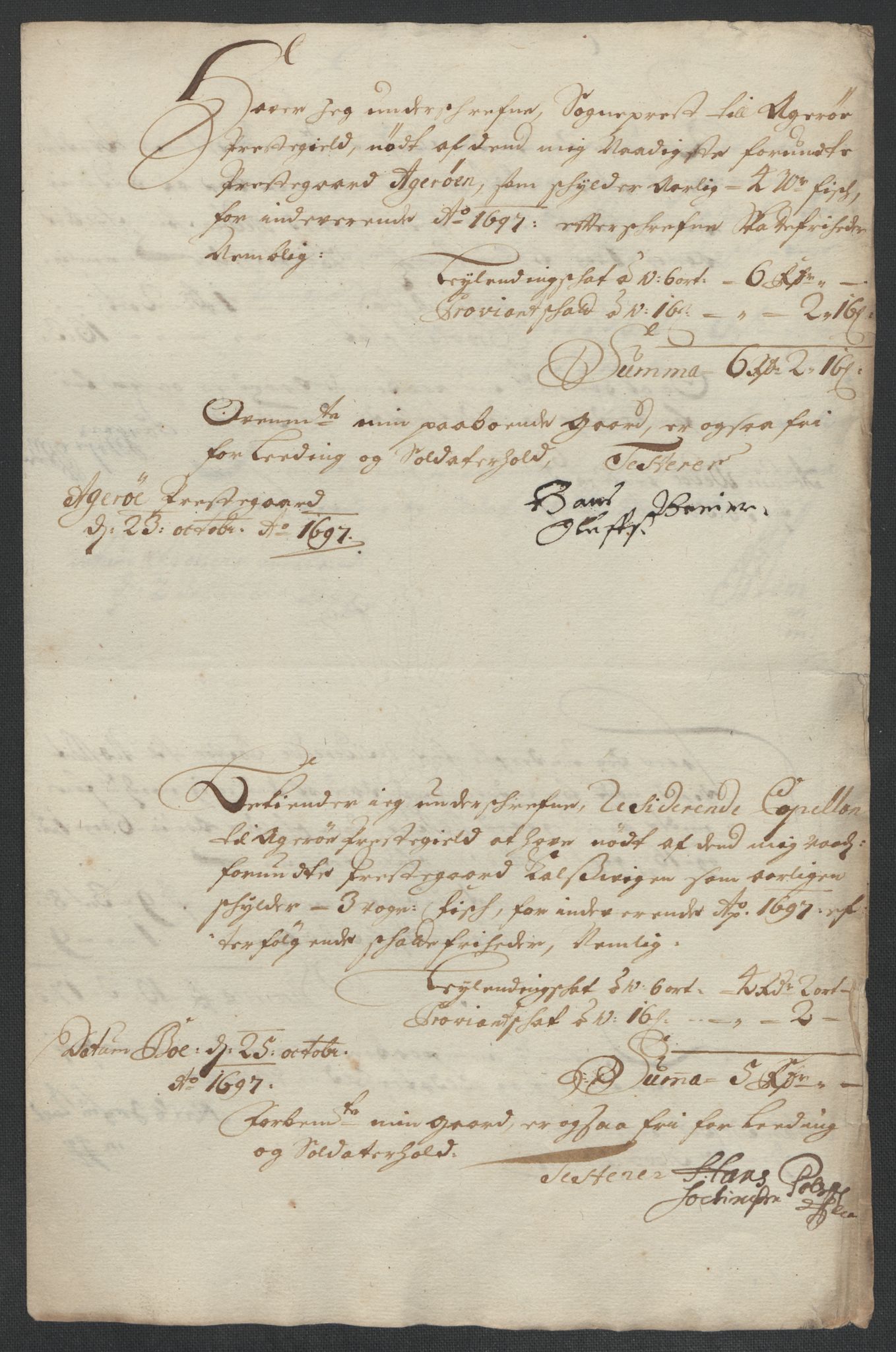 Rentekammeret inntil 1814, Reviderte regnskaper, Fogderegnskap, AV/RA-EA-4092/R55/L3653: Fogderegnskap Romsdal, 1697-1698, p. 200