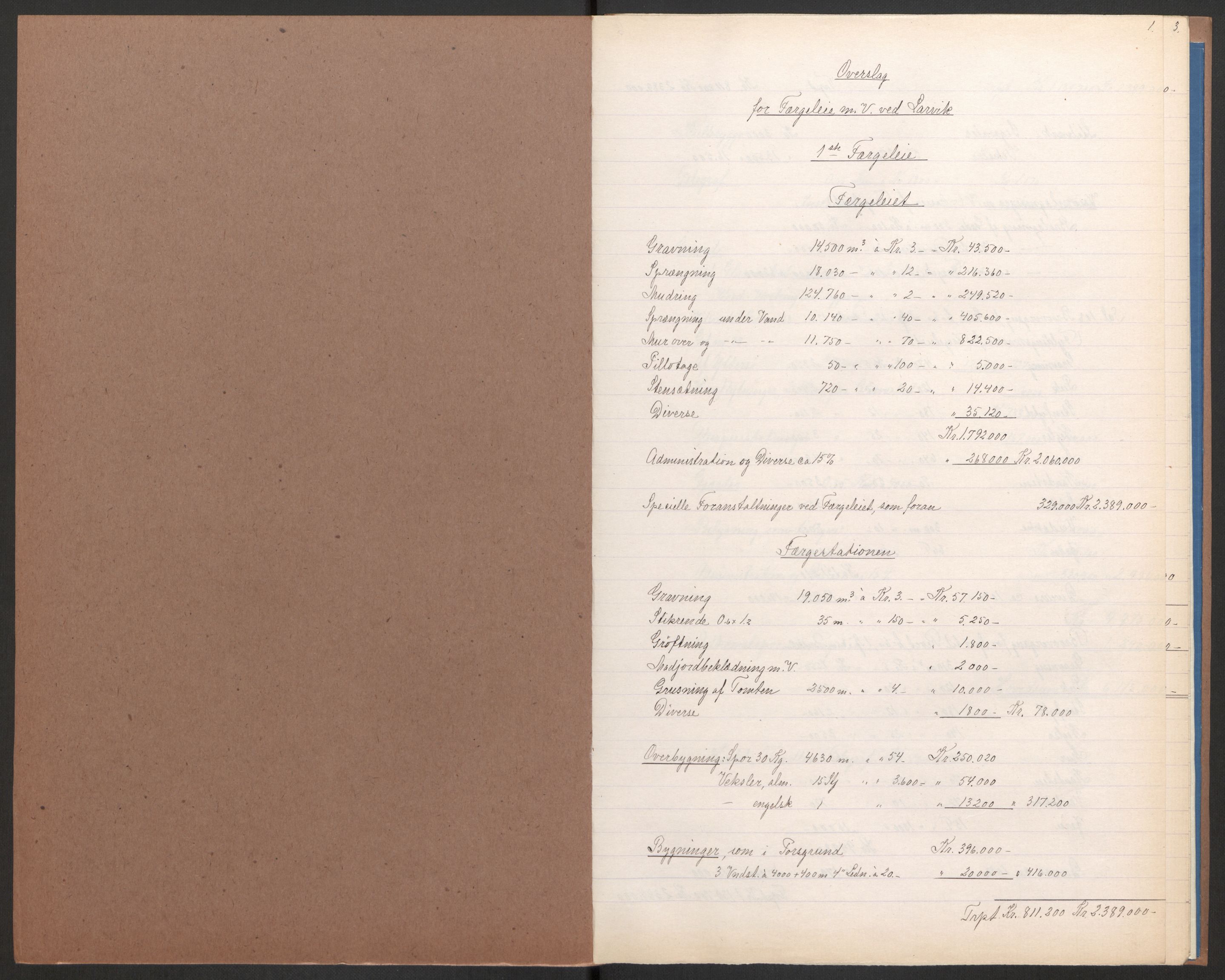 Norges Statsbaner, Baneavdelingen B, RA/S-1619/1/F/Fa/L0042: NORGE-JYLLAND, 1920, p. 254