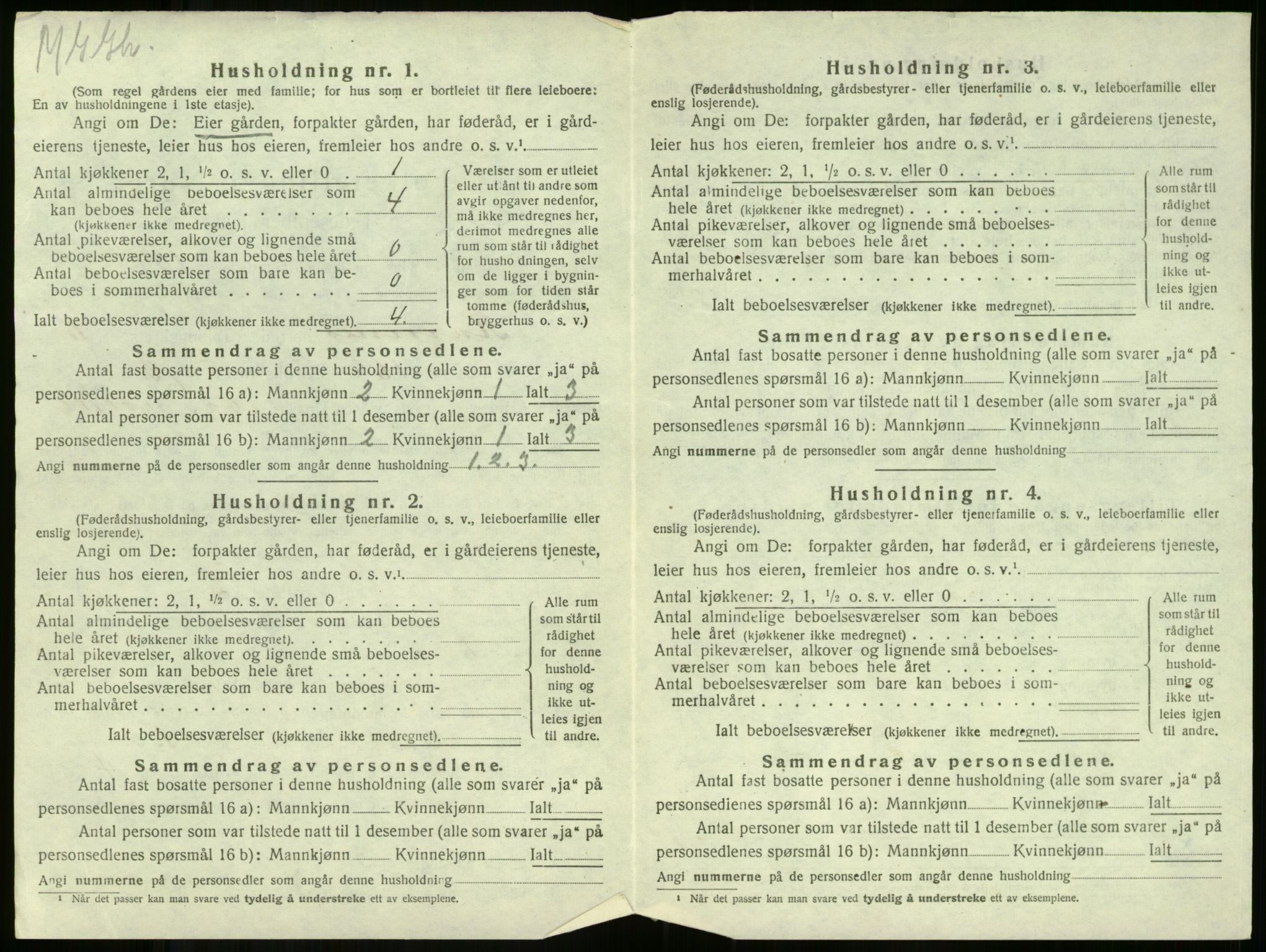 SAKO, 1920 census for Ramnes, 1920, p. 1153