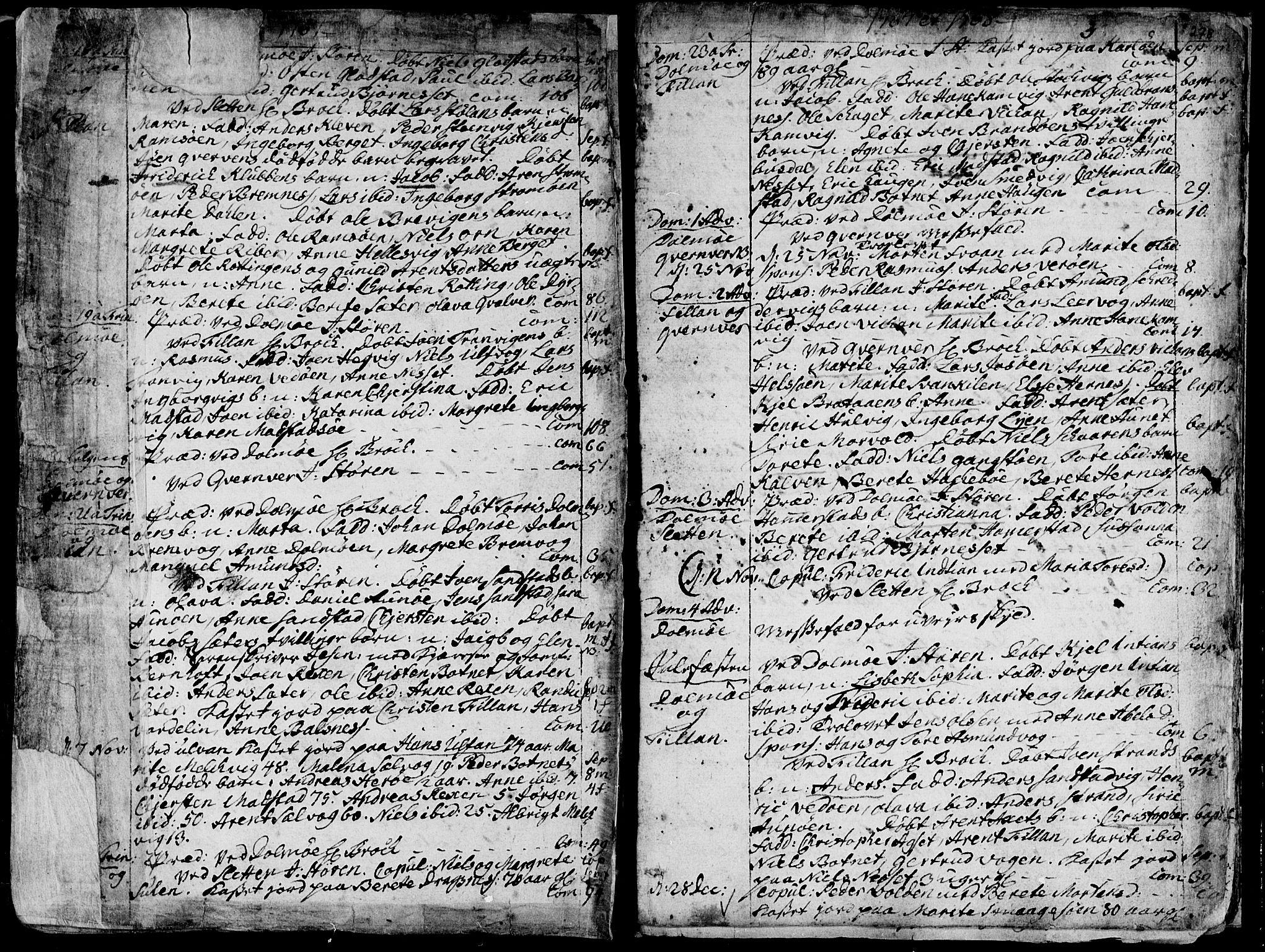 Ministerialprotokoller, klokkerbøker og fødselsregistre - Sør-Trøndelag, SAT/A-1456/634/L0525: Parish register (official) no. 634A01, 1736-1775, p. 278