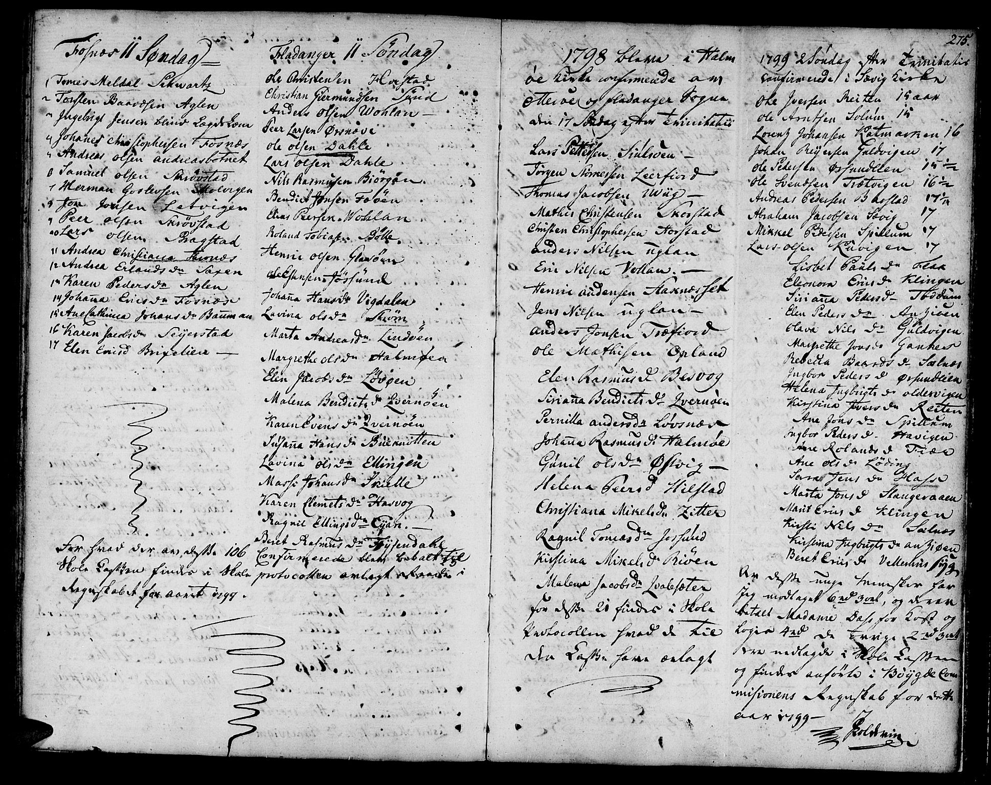 Ministerialprotokoller, klokkerbøker og fødselsregistre - Nord-Trøndelag, SAT/A-1458/773/L0608: Parish register (official) no. 773A02, 1784-1816, p. 275