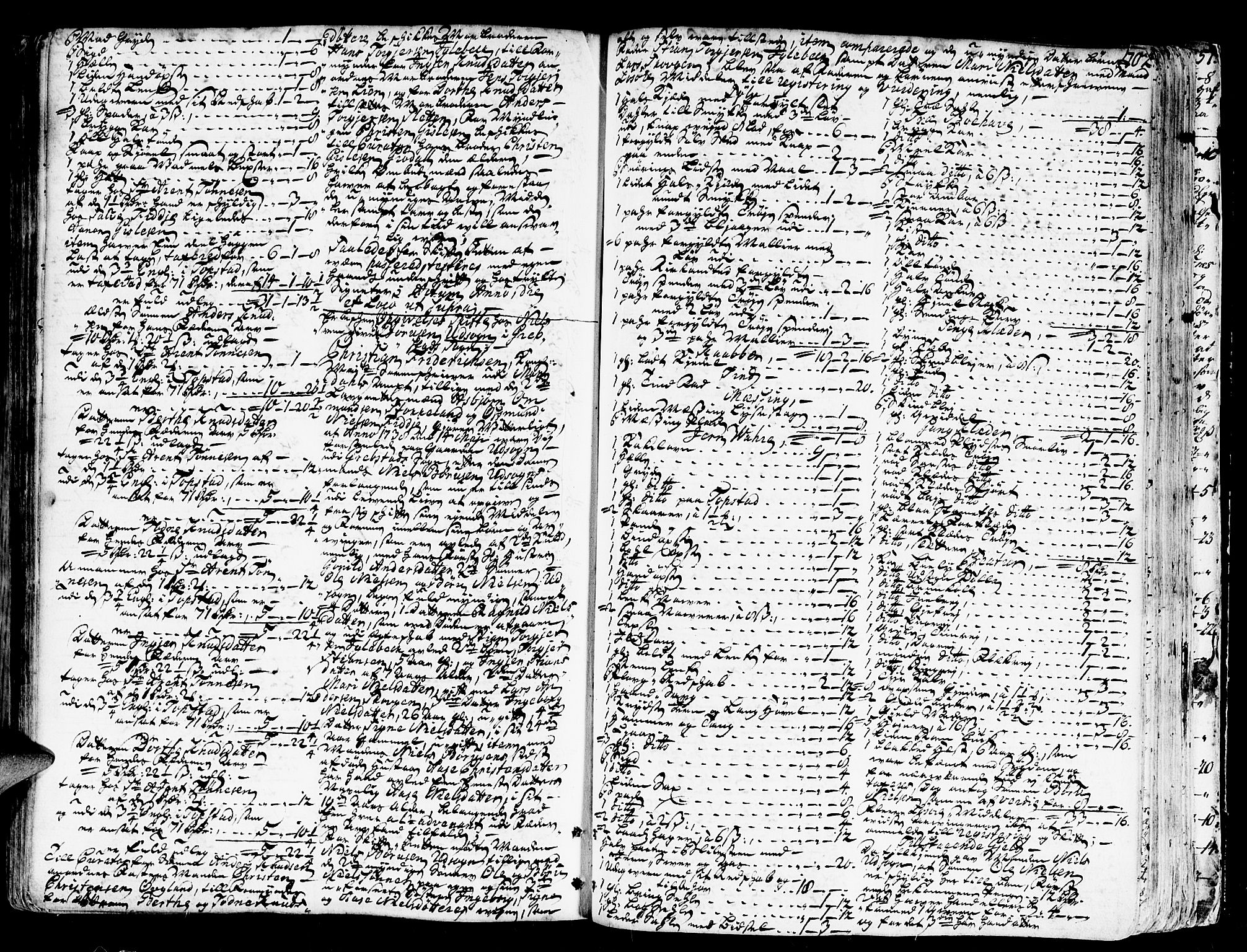 Mandal sorenskriveri, AV/SAK-1221-0005/001/H/Hc/L0017: Skifteprotokoll nr 7, 1730-1738, p. 701b-702a