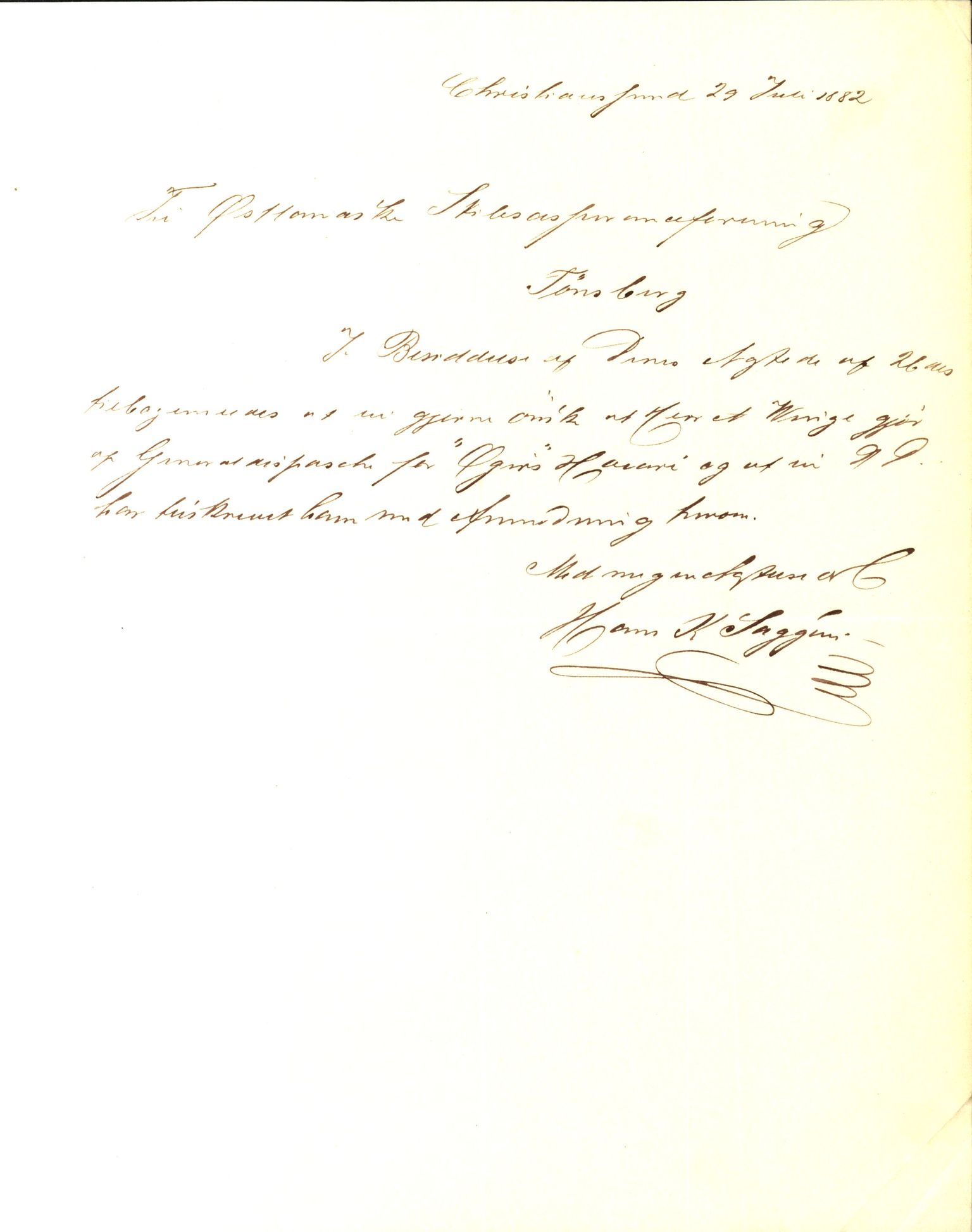 Pa 63 - Østlandske skibsassuranceforening, VEMU/A-1079/G/Ga/L0015/0002: Havaridokumenter / Fredrik Holst, Øgir, Vikingen, Vigilant, 1882, p. 18