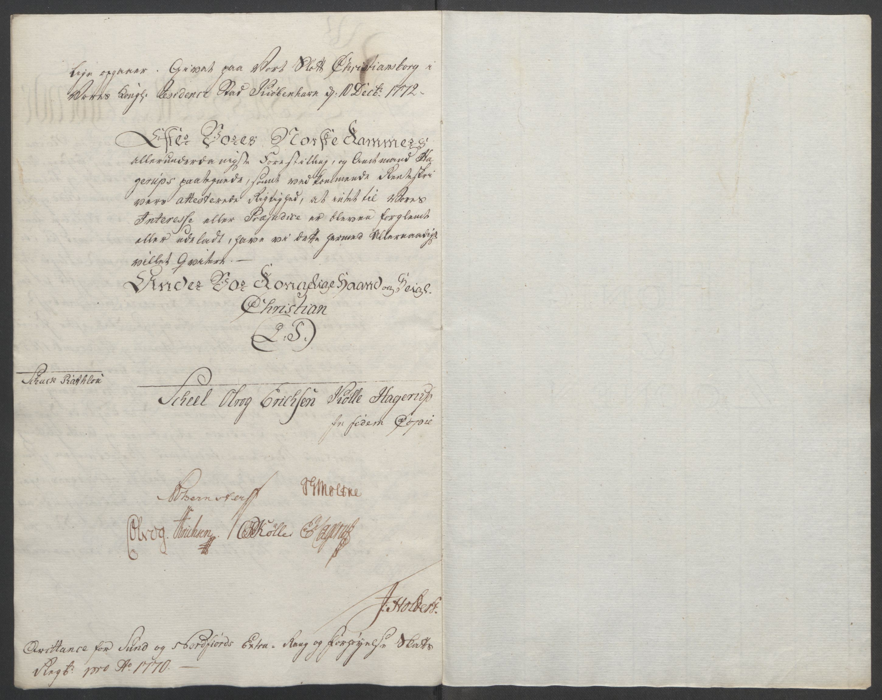 Rentekammeret inntil 1814, Reviderte regnskaper, Fogderegnskap, AV/RA-EA-4092/R53/L3550: Ekstraskatten Sunn- og Nordfjord, 1762-1771, p. 304