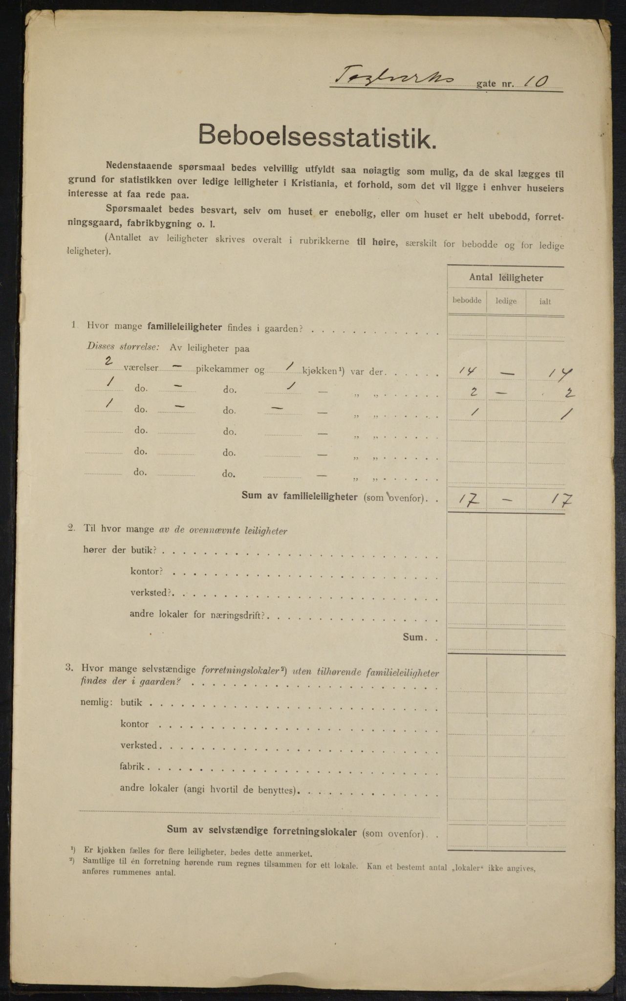 OBA, Municipal Census 1915 for Kristiania, 1915, p. 107774