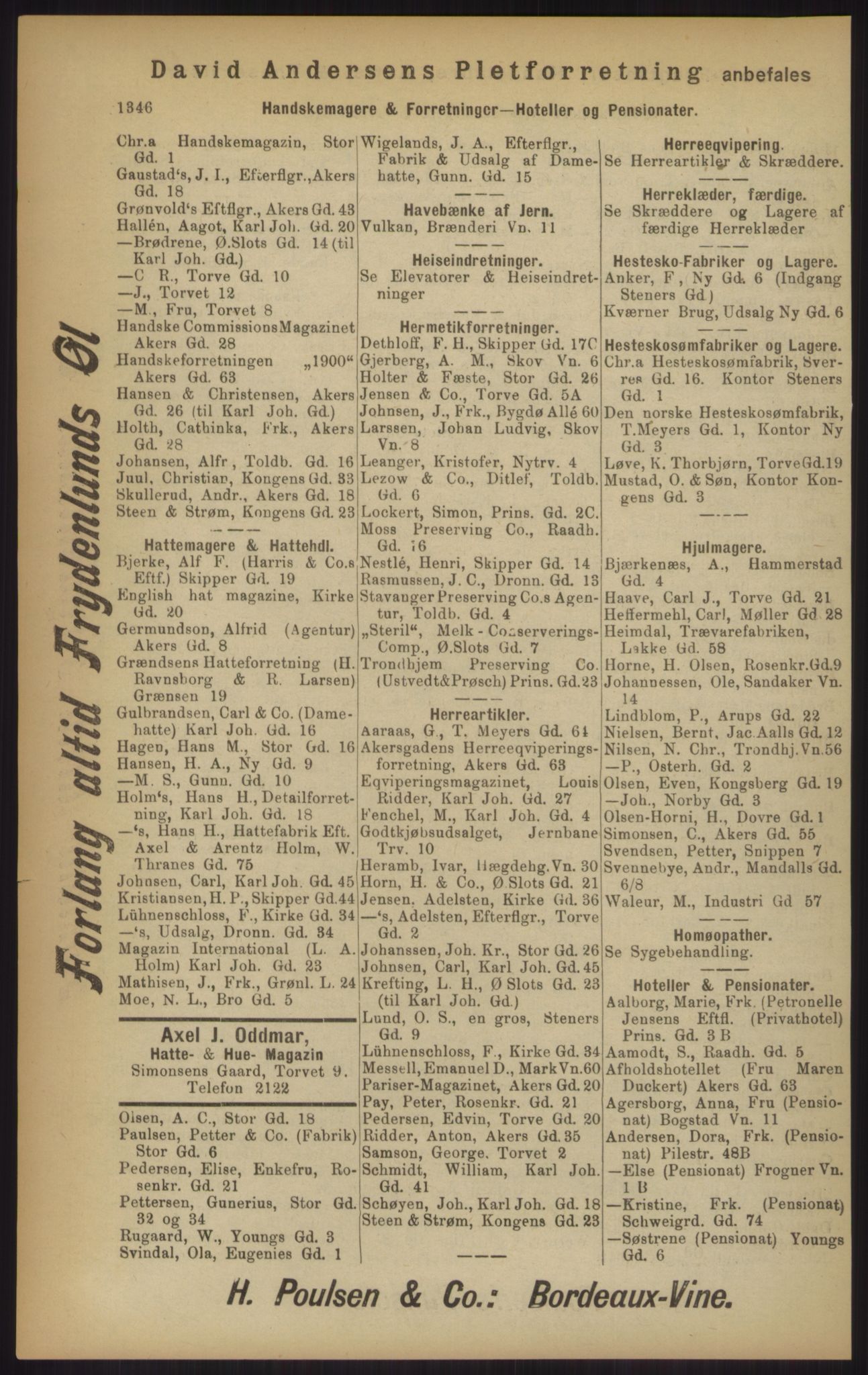 Kristiania/Oslo adressebok, PUBL/-, 1902, p. 1346