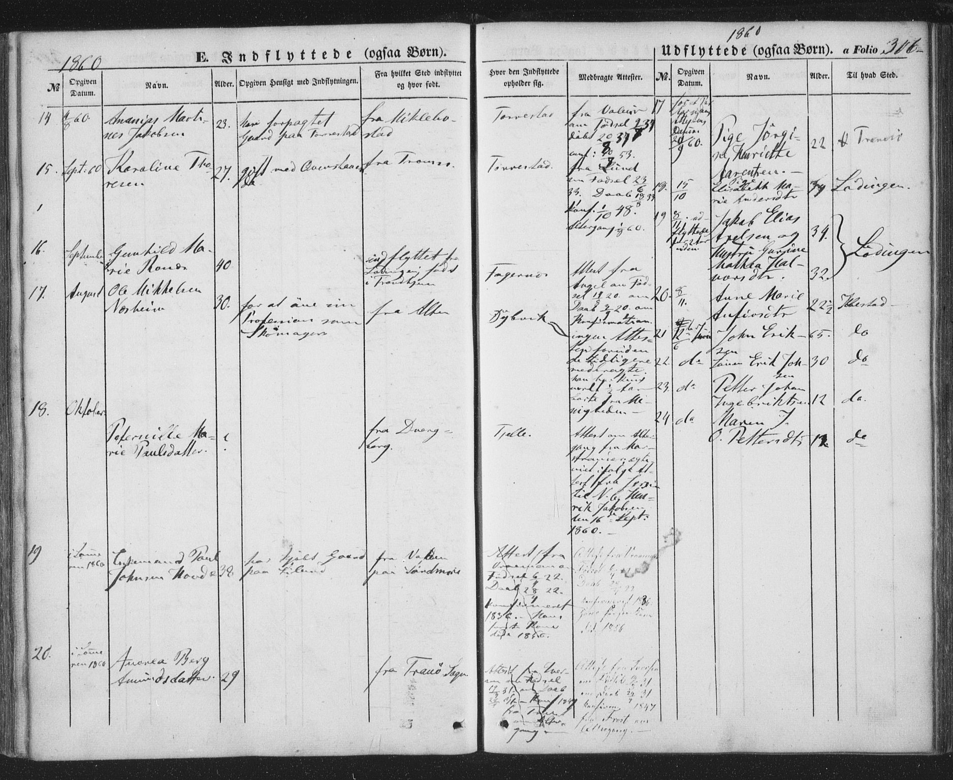 Ministerialprotokoller, klokkerbøker og fødselsregistre - Nordland, AV/SAT-A-1459/863/L0895: Parish register (official) no. 863A07, 1851-1860, p. 306