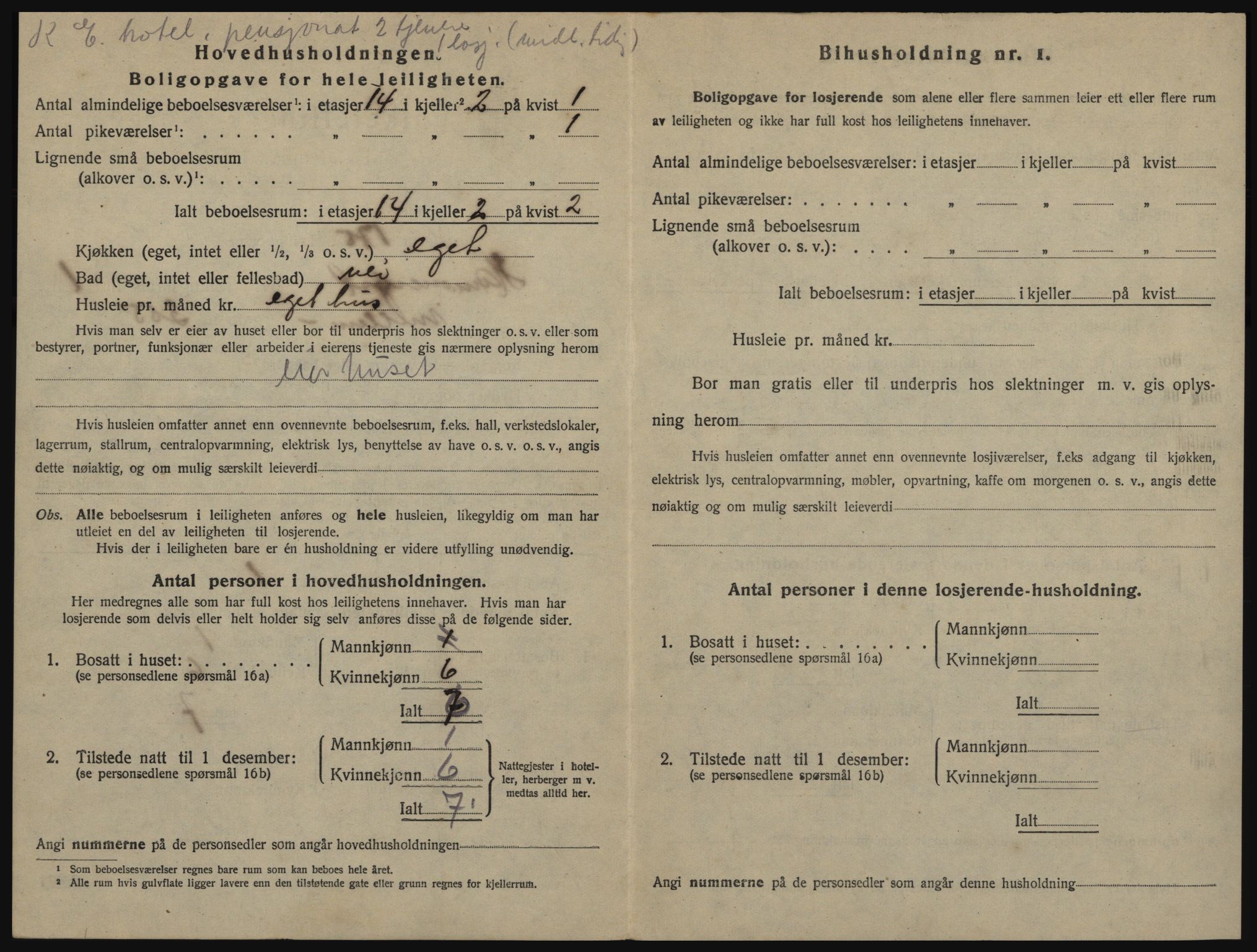 SATØ, 1920 census for Hammerfest, 1920, p. 1525