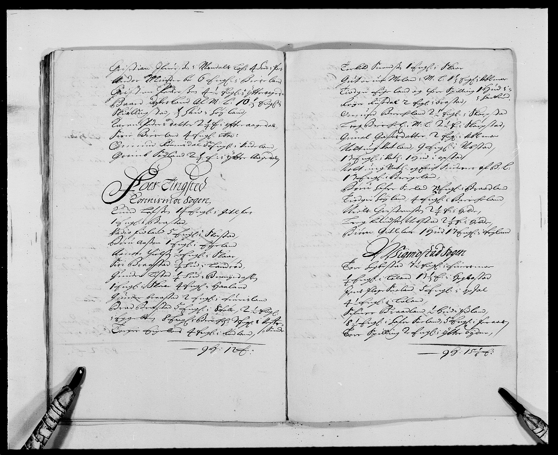 Rentekammeret inntil 1814, Reviderte regnskaper, Fogderegnskap, AV/RA-EA-4092/R41/L2529: Fogderegnskap Lista, 1675-1676, p. 207