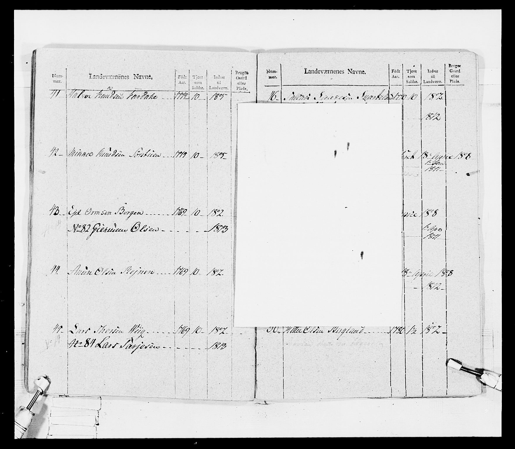 Generalitets- og kommissariatskollegiet, Det kongelige norske kommissariatskollegium, AV/RA-EA-5420/E/Eh/L0116: Telemarkske nasjonale infanteriregiment, 1810, p. 446