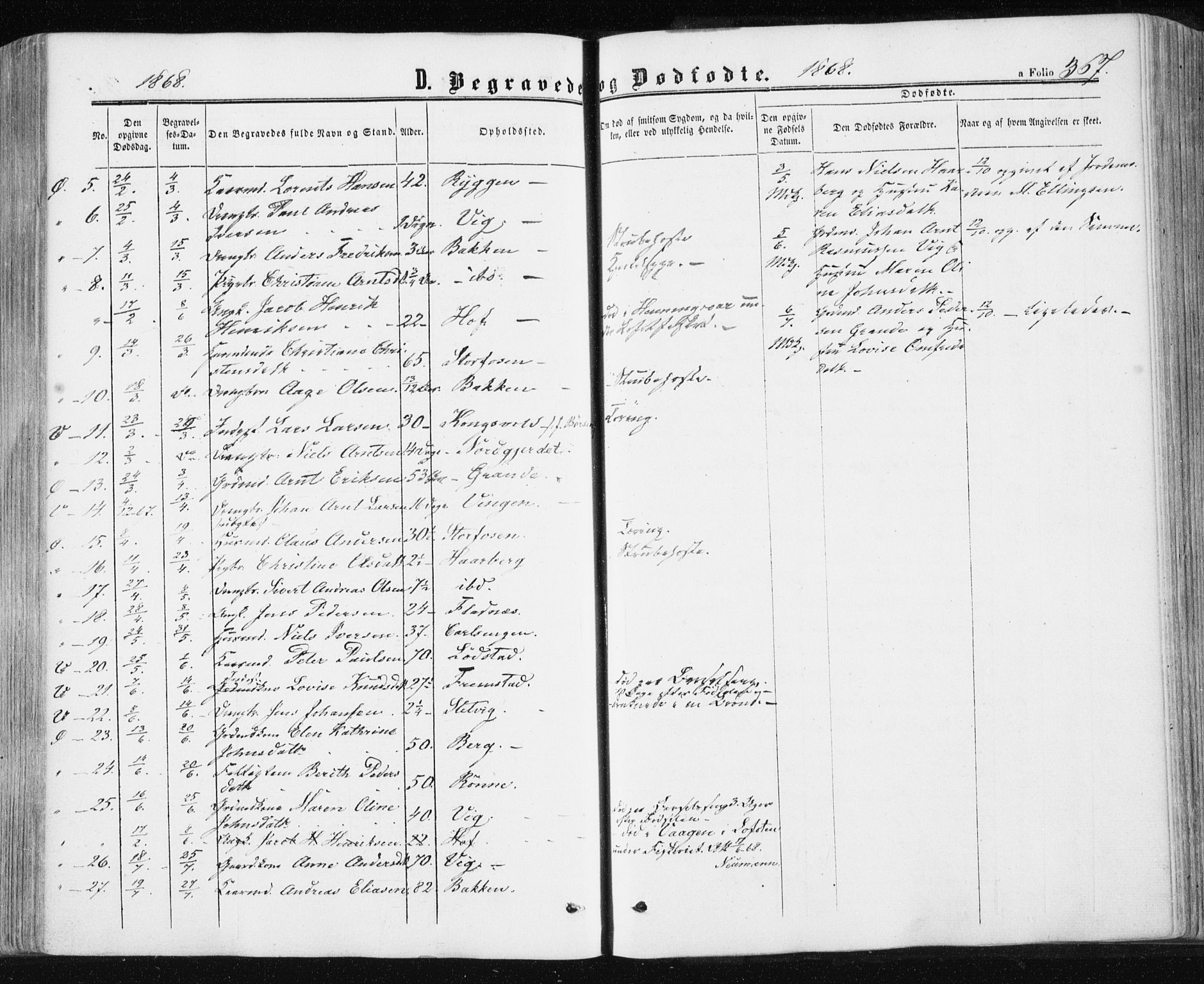 Ministerialprotokoller, klokkerbøker og fødselsregistre - Sør-Trøndelag, AV/SAT-A-1456/659/L0737: Parish register (official) no. 659A07, 1857-1875, p. 367