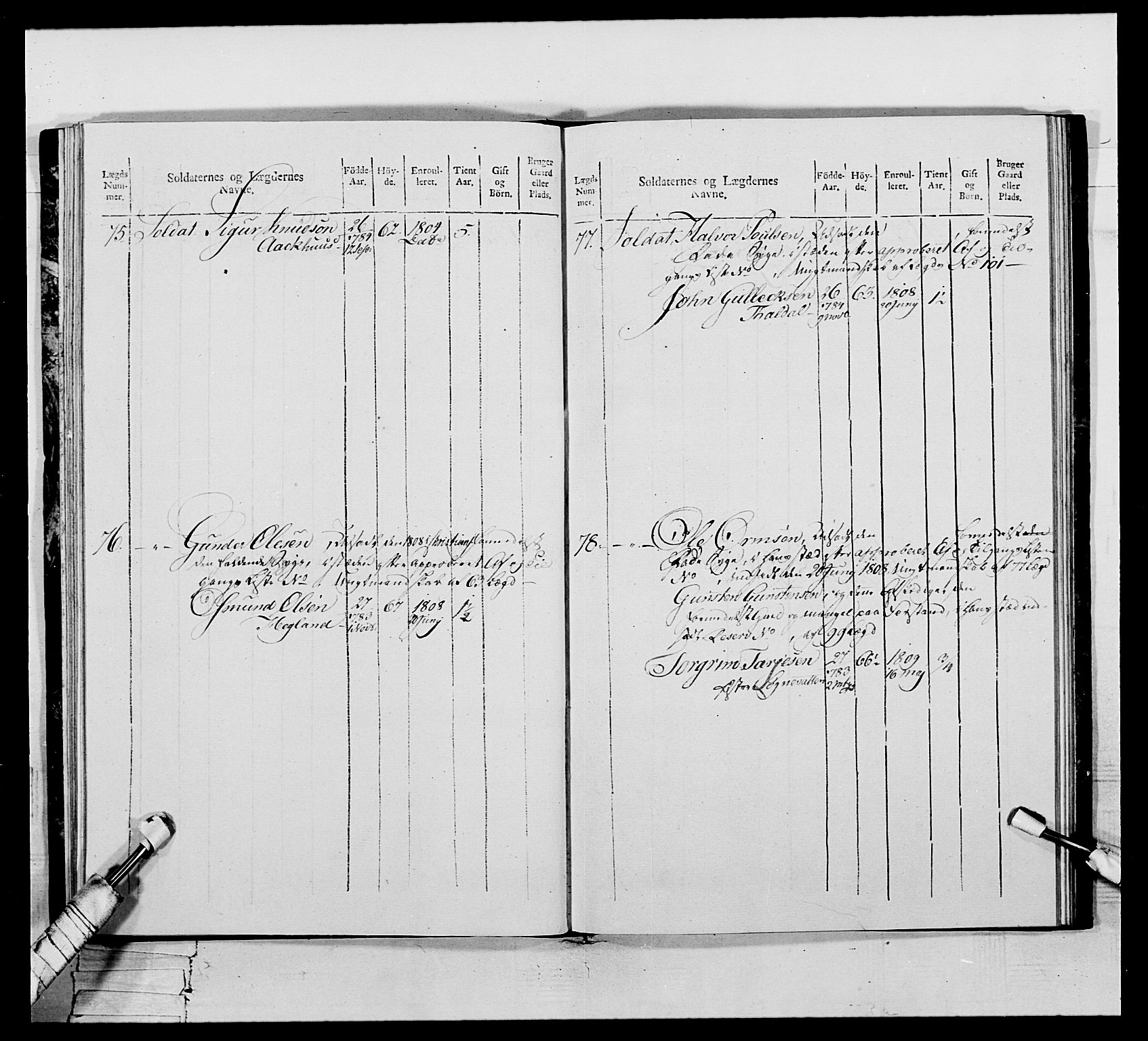 Generalitets- og kommissariatskollegiet, Det kongelige norske kommissariatskollegium, AV/RA-EA-5420/E/Eh/L0111: Vesterlenske nasjonale infanteriregiment, 1810, p. 169