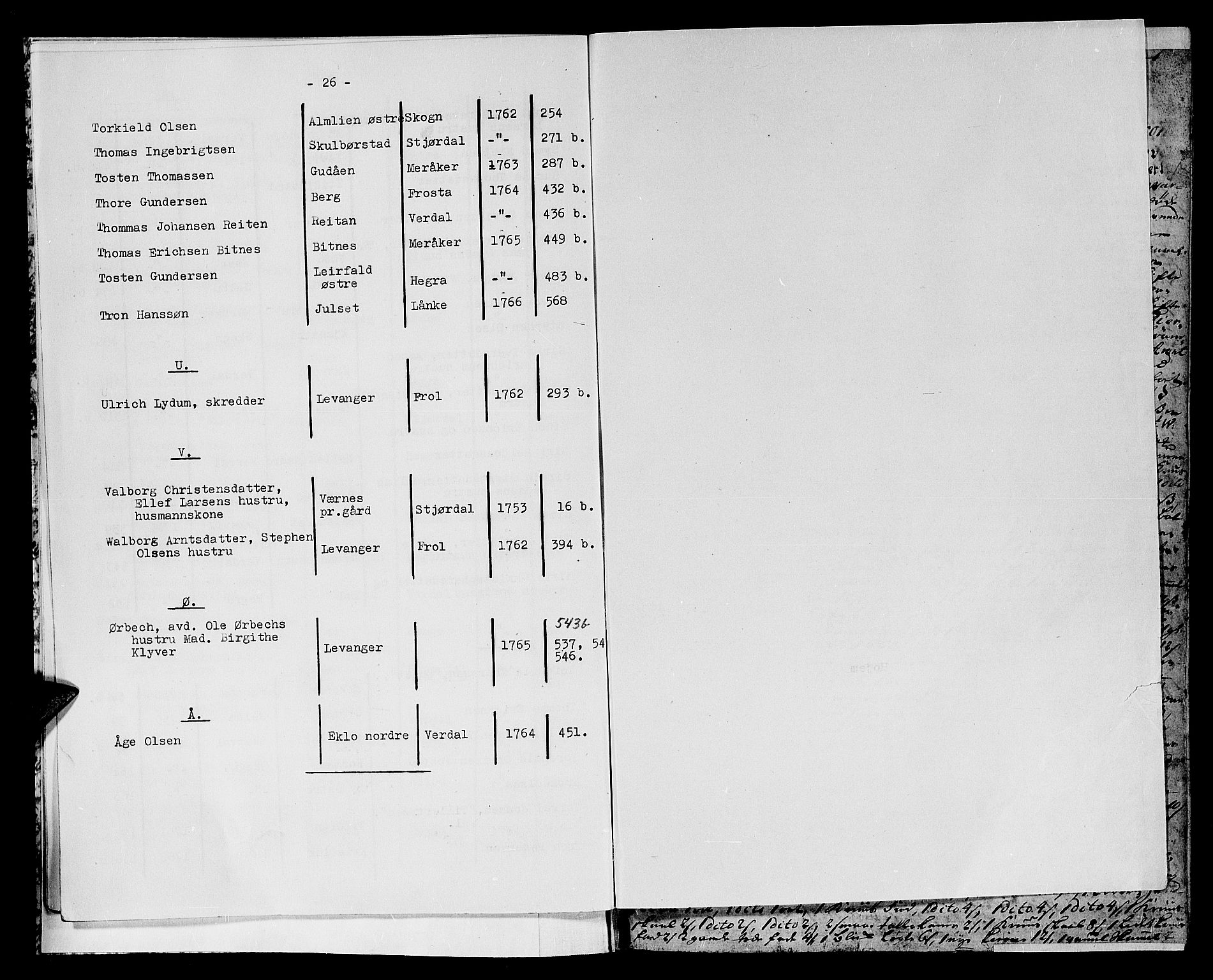 Stjør- og Verdal sorenskriveri, AV/SAT-A-4167/1/3/3A/L0007: Skifteprotokoll 5, 1760-1766