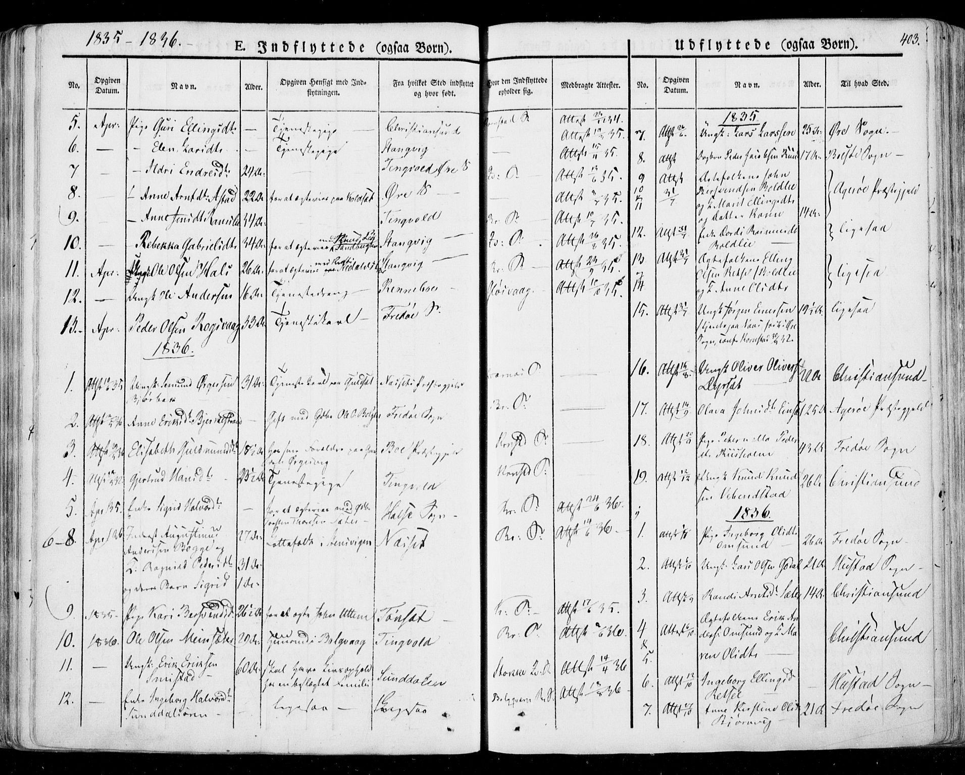 Ministerialprotokoller, klokkerbøker og fødselsregistre - Møre og Romsdal, SAT/A-1454/568/L0803: Parish register (official) no. 568A10, 1830-1853, p. 403