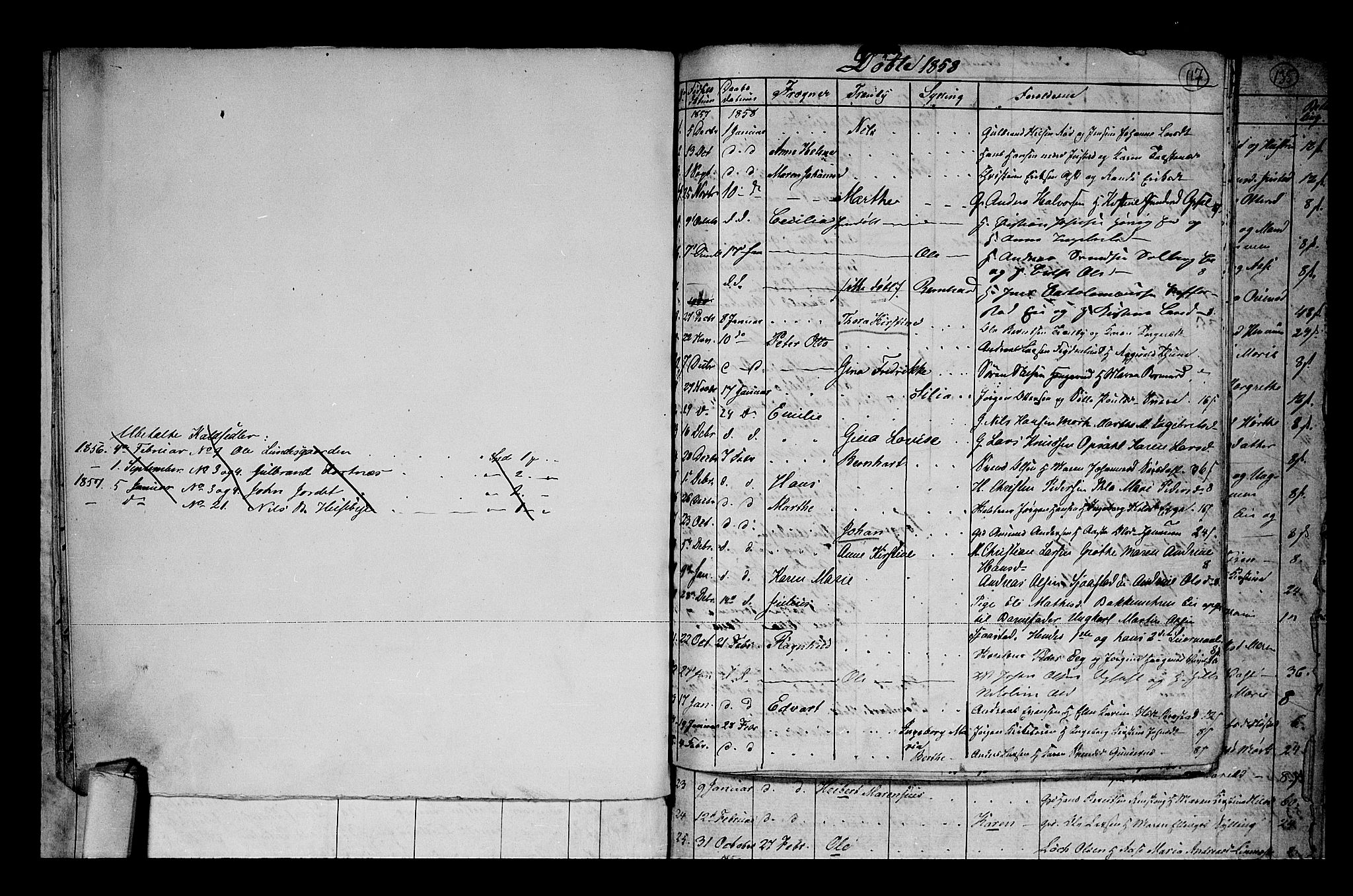 Lier kirkebøker, AV/SAKO-A-230/G/Ga/L0002: Parish register (copy) no. I 2, 1841-1862, p. 117