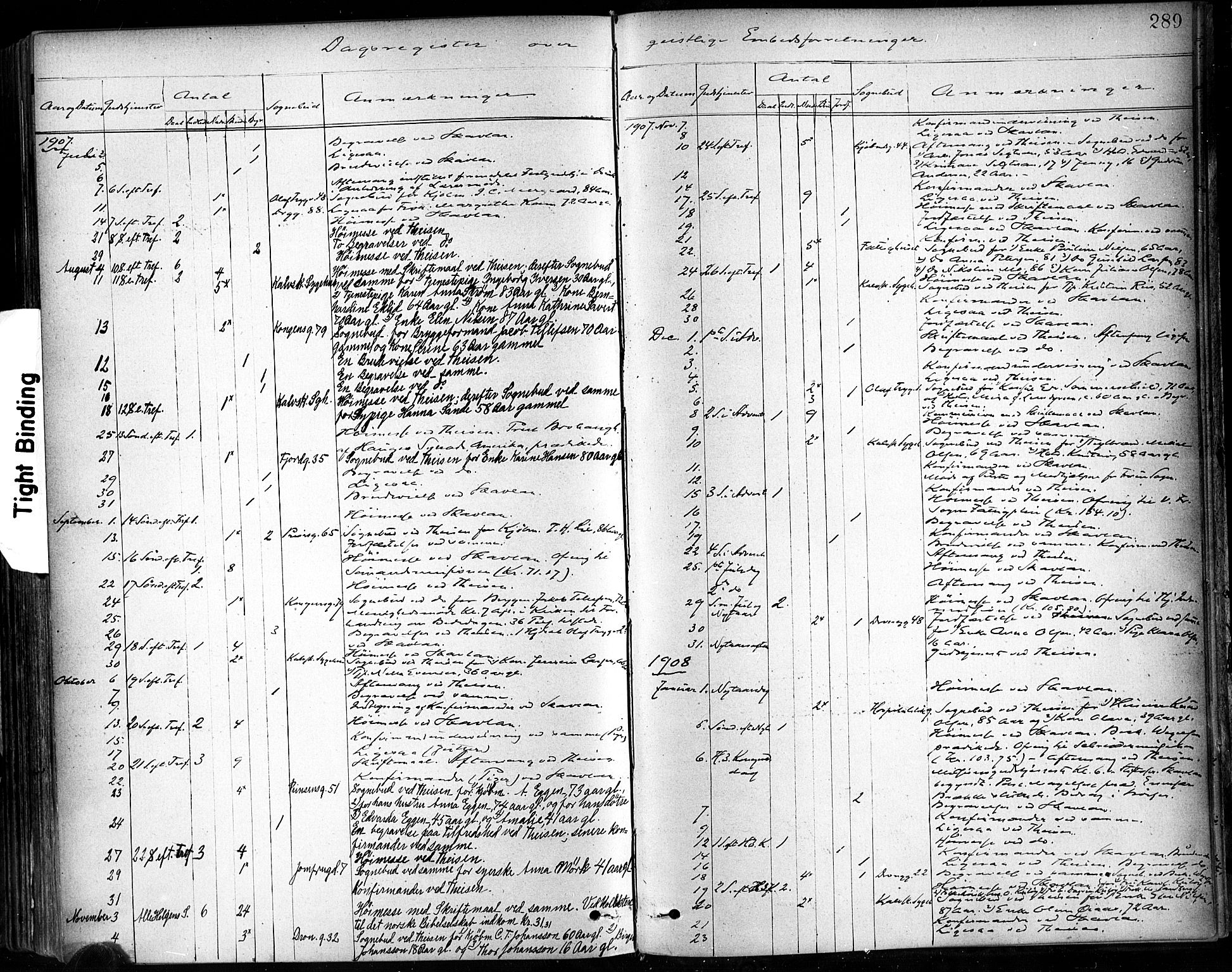 Ministerialprotokoller, klokkerbøker og fødselsregistre - Sør-Trøndelag, SAT/A-1456/602/L0120: Parish register (official) no. 602A18, 1880-1913, p. 289
