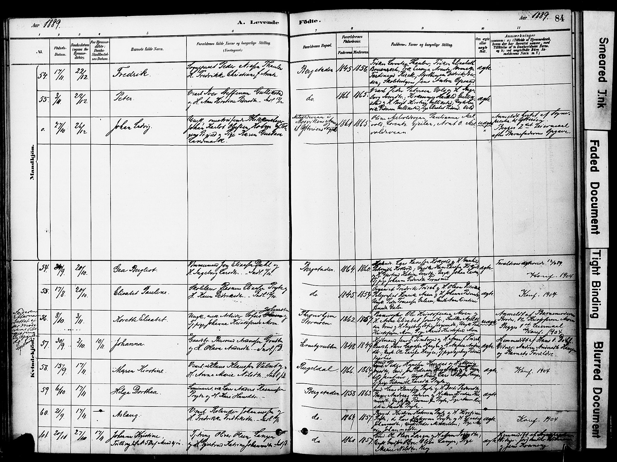 Ministerialprotokoller, klokkerbøker og fødselsregistre - Sør-Trøndelag, AV/SAT-A-1456/681/L0933: Parish register (official) no. 681A11, 1879-1890, p. 84