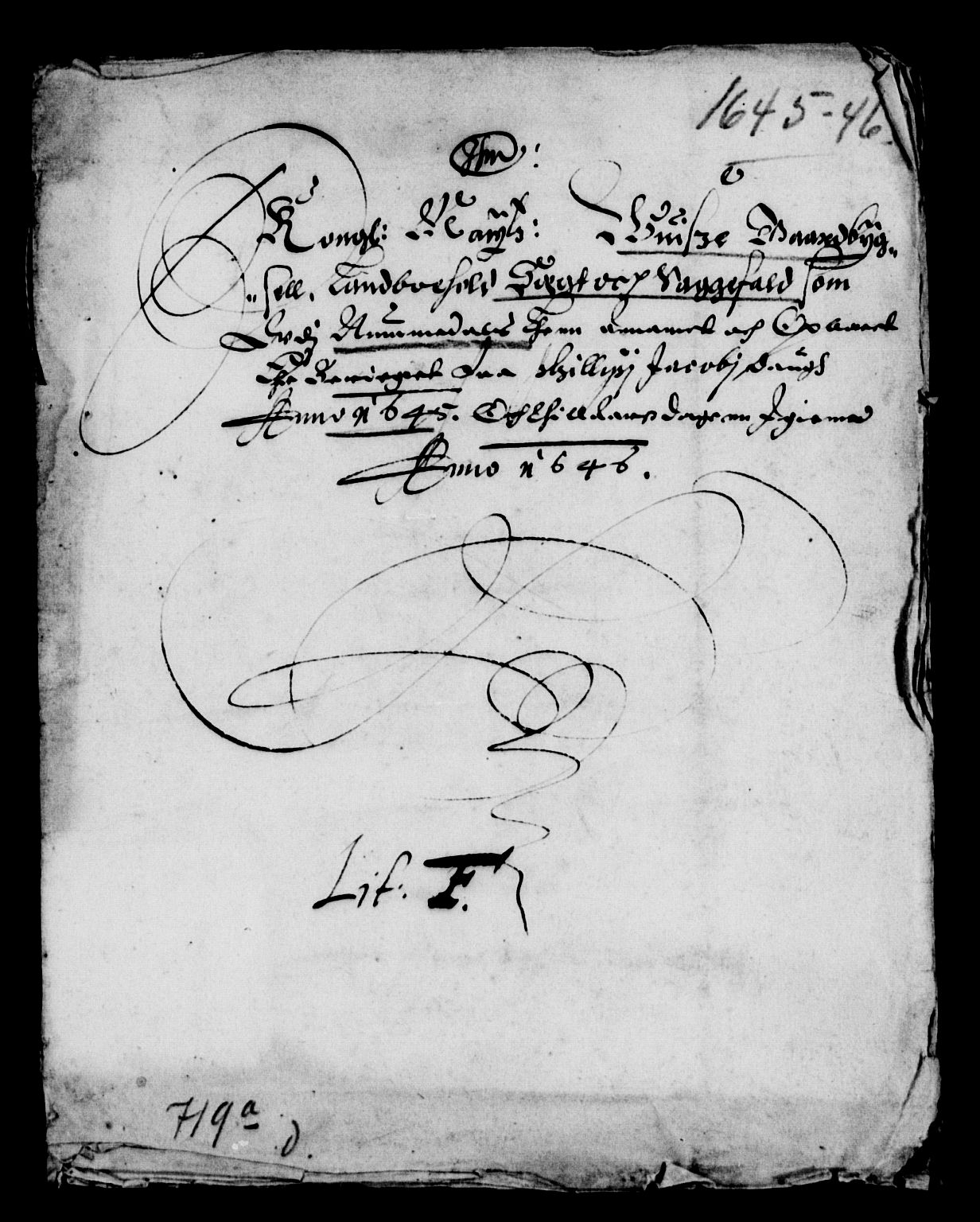 Rentekammeret inntil 1814, Reviderte regnskaper, Lensregnskaper, AV/RA-EA-5023/R/Rb/Rbw/L0083: Trondheim len, 1644-1646