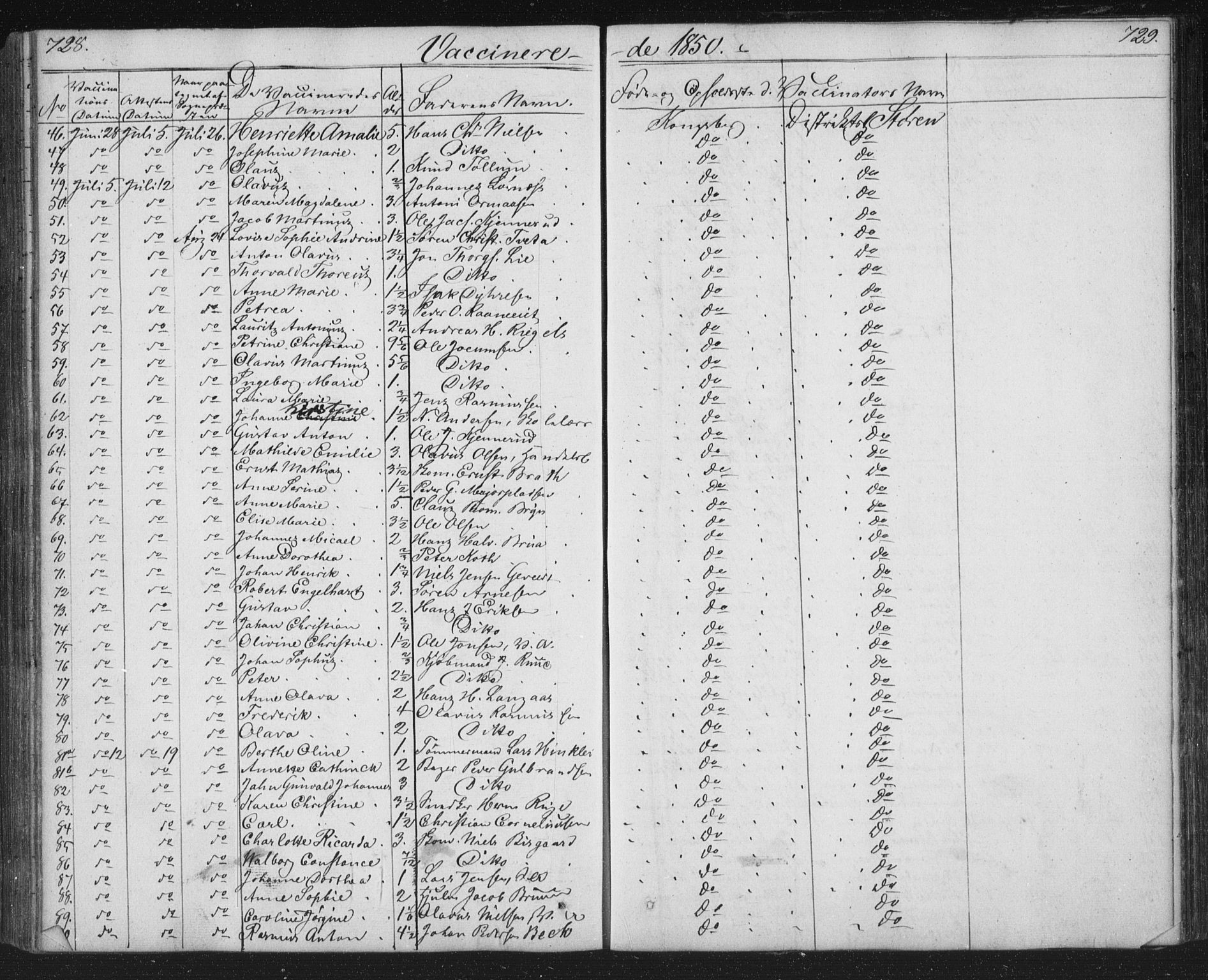 Kongsberg kirkebøker, SAKO/A-22/G/Ga/L0002: Parish register (copy) no. 2, 1839-1858, p. 728-729