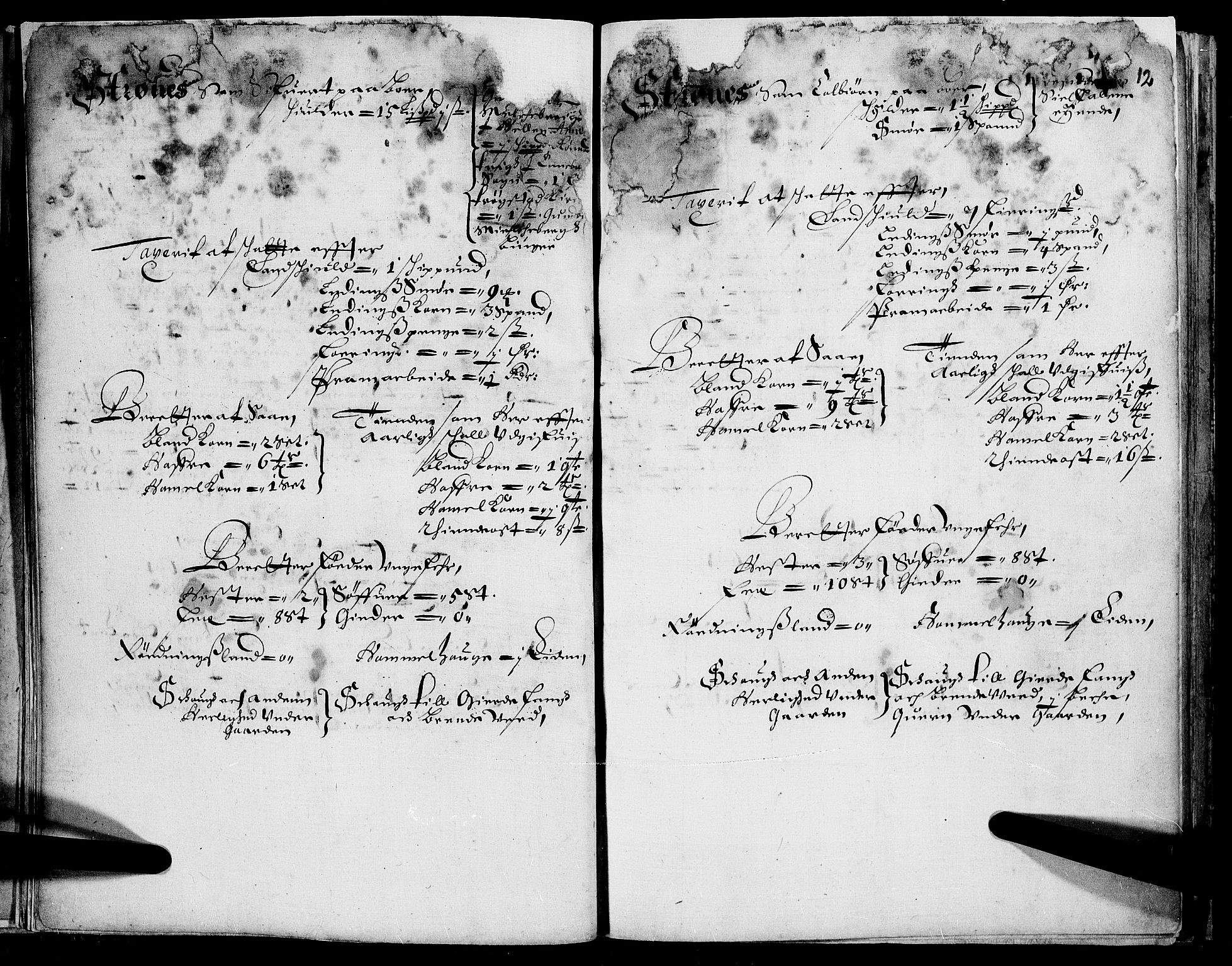 Rentekammeret inntil 1814, Realistisk ordnet avdeling, AV/RA-EA-4070/N/Nb/Nba/L0001: Heggen og Frøland fogderi, 1668, p. 11b-12a