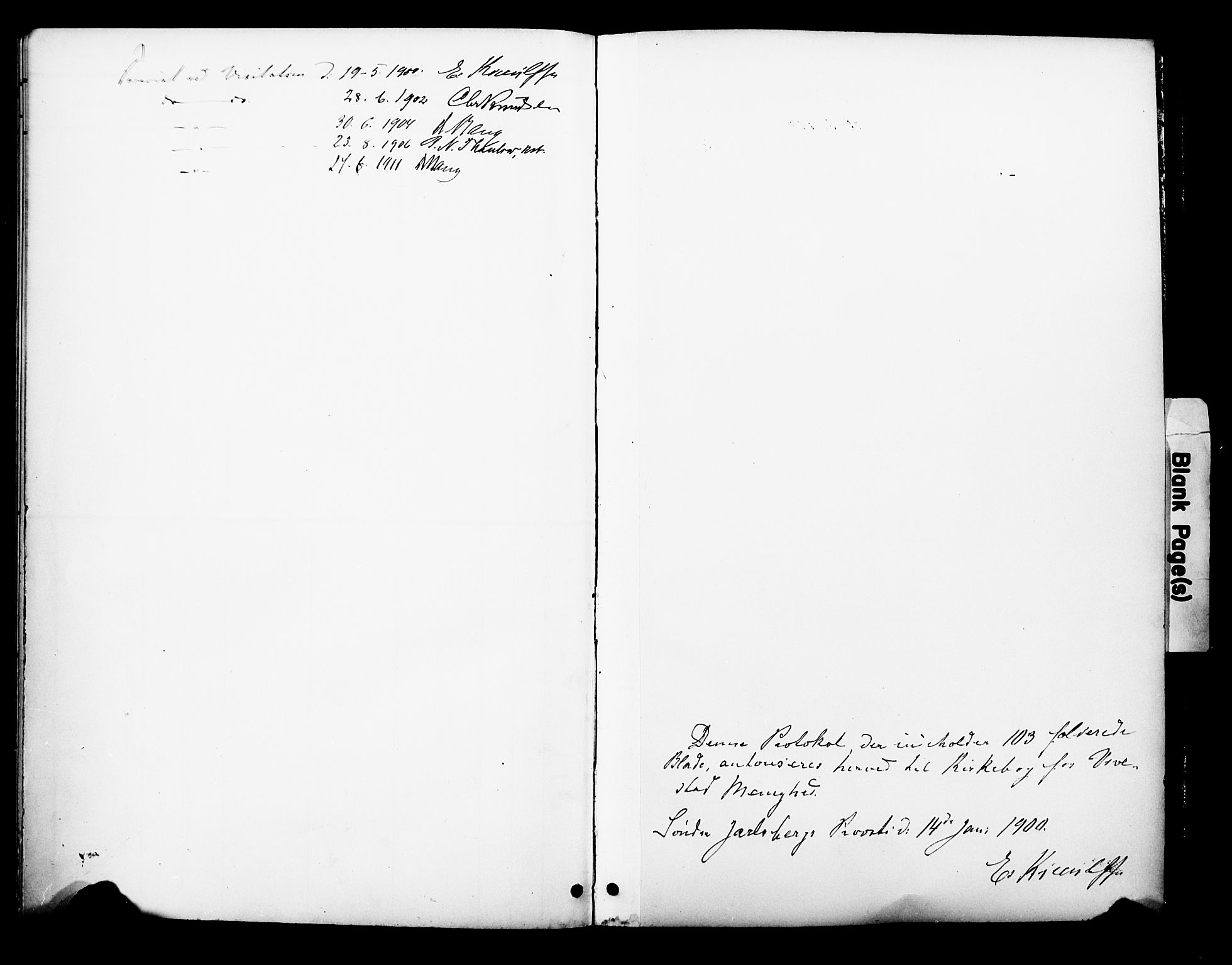 Ramnes kirkebøker, AV/SAKO-A-314/F/Fc/L0002: Parish register (official) no. III 2, 1900-1914