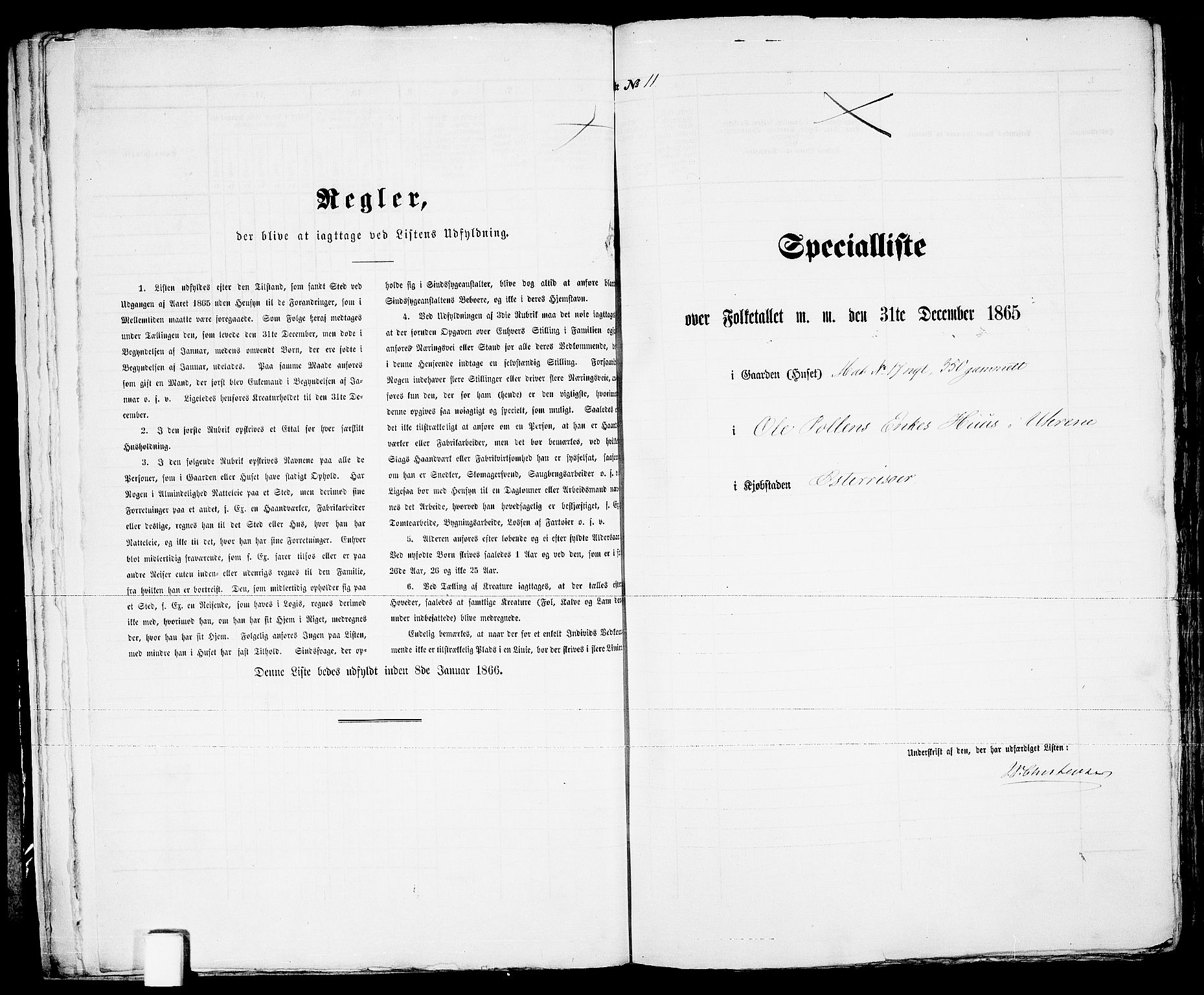 RA, 1865 census for Risør/Risør, 1865, p. 29