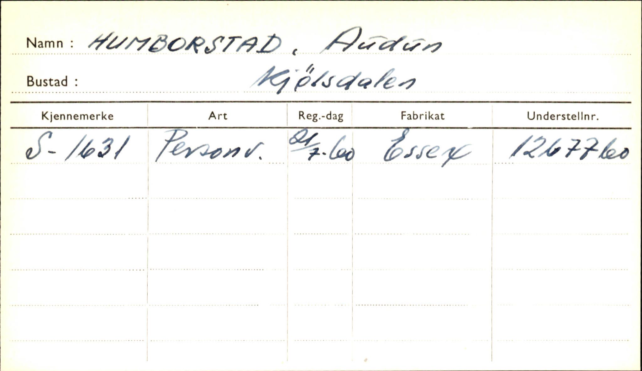 Statens vegvesen, Sogn og Fjordane vegkontor, SAB/A-5301/4/F/L0001A: Eigarregister Fjordane til 1.6.1961, 1930-1961, p. 740