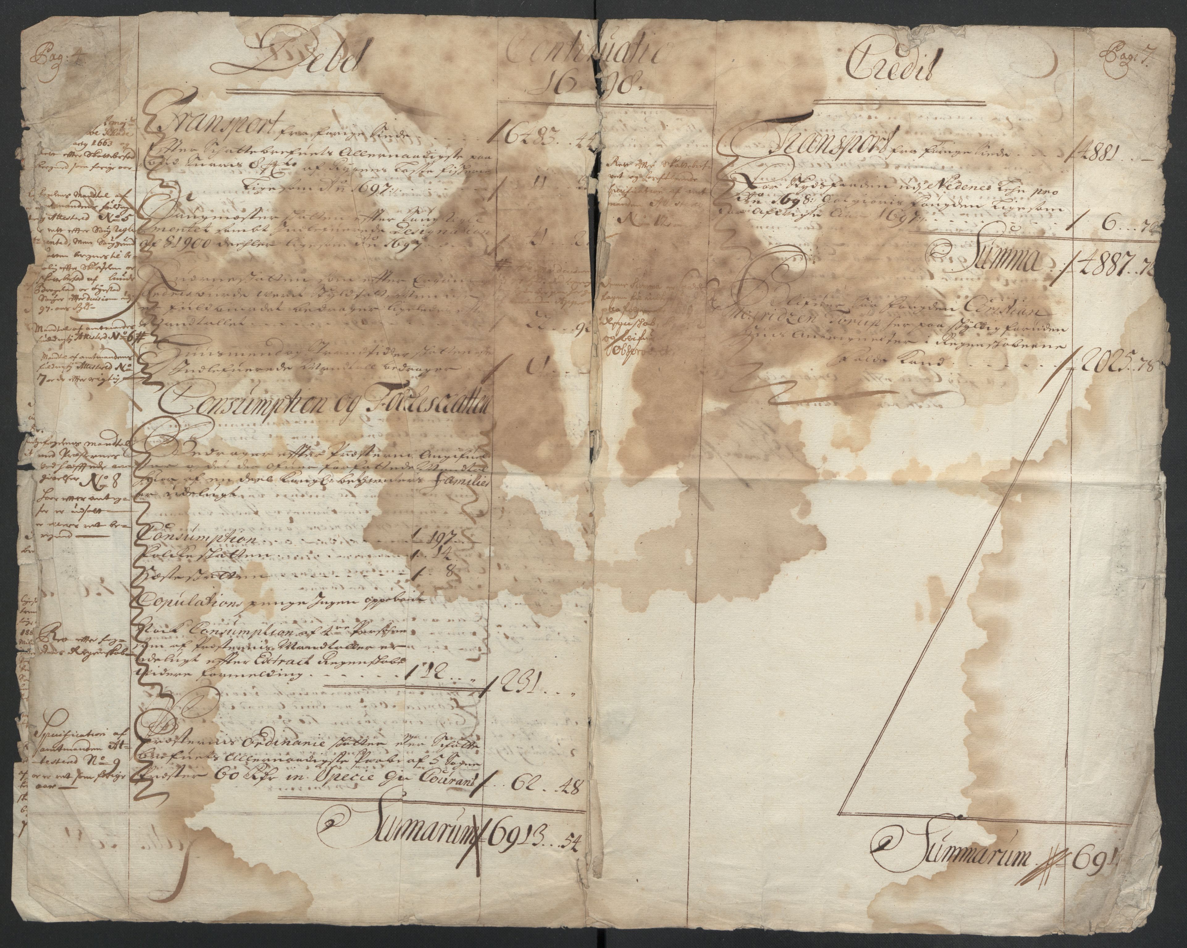 Rentekammeret inntil 1814, Reviderte regnskaper, Fogderegnskap, AV/RA-EA-4092/R39/L2314: Fogderegnskap Nedenes, 1698-1699, p. 10