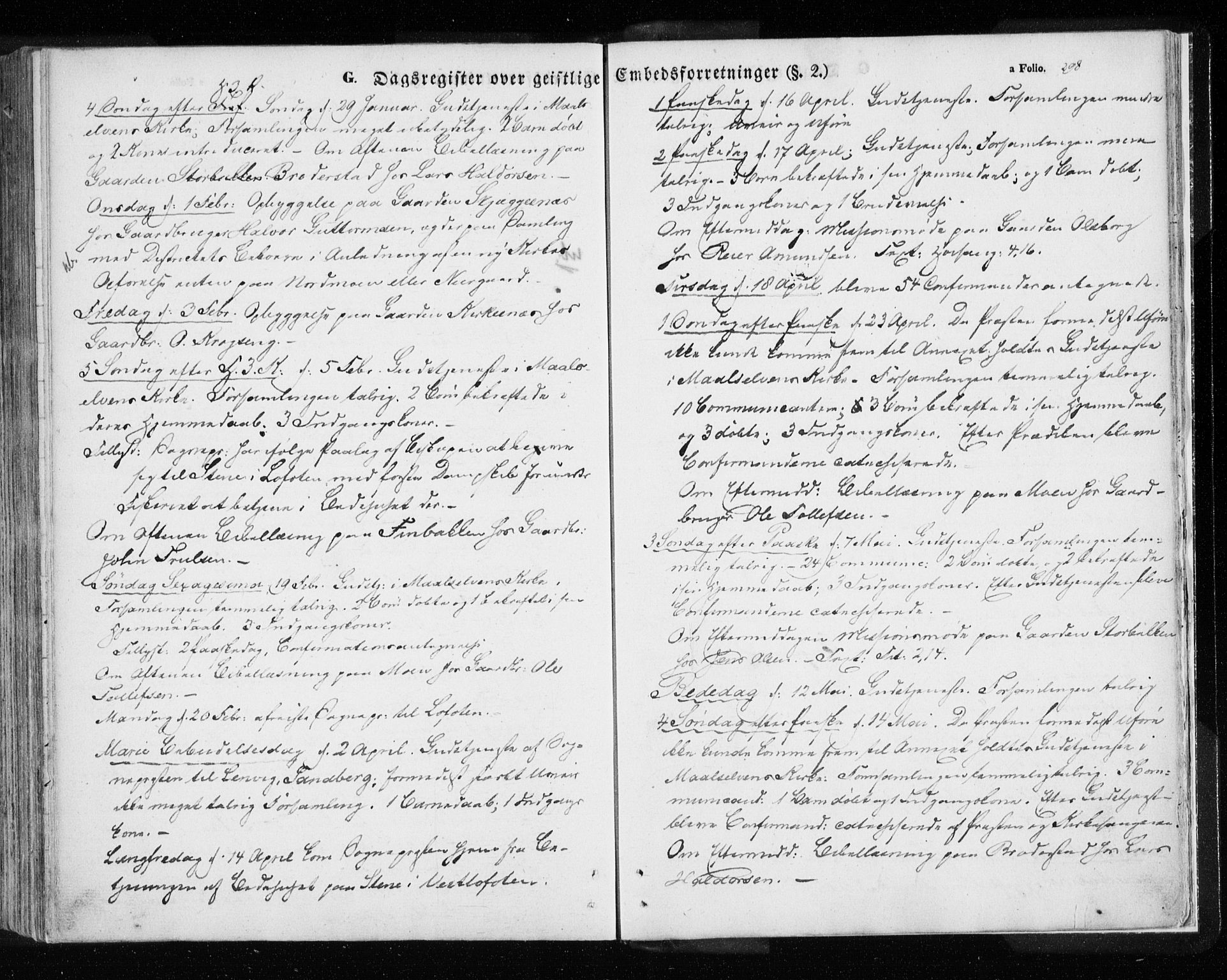 Målselv sokneprestembete, AV/SATØ-S-1311/G/Ga/Gaa/L0003kirke: Parish register (official) no. 3, 1853-1863, p. 298