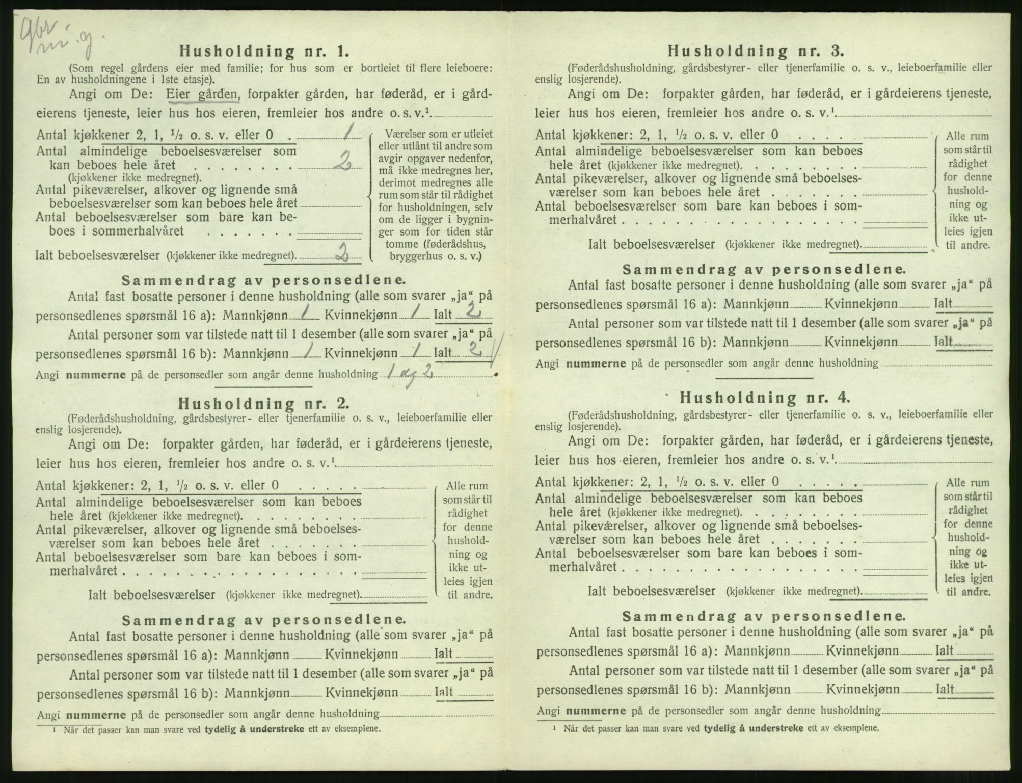 SAST, 1920 census for Varhaug, 1920, p. 38