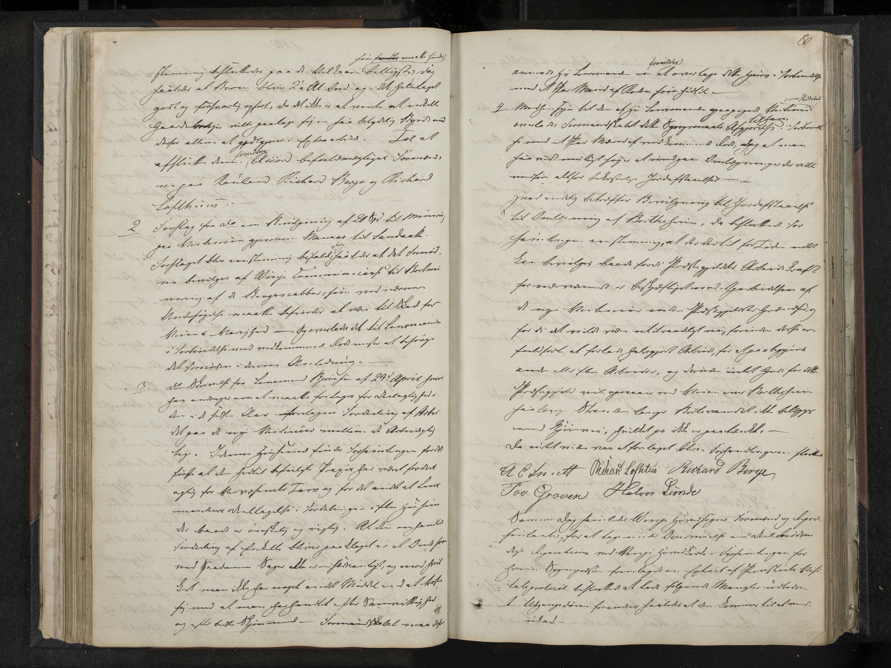 Vinje formannskap og sentraladministrasjon, IKAK/0834021-1/A/L0001: Møtebok, 1838-1889, p. 80