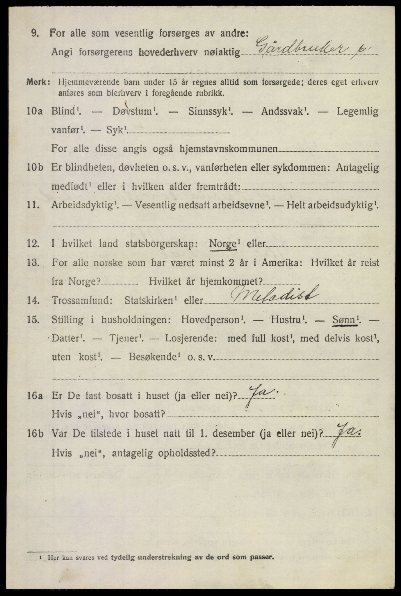 SAKO, 1920 census for Ytre Sandsvær, 1920, p. 3721