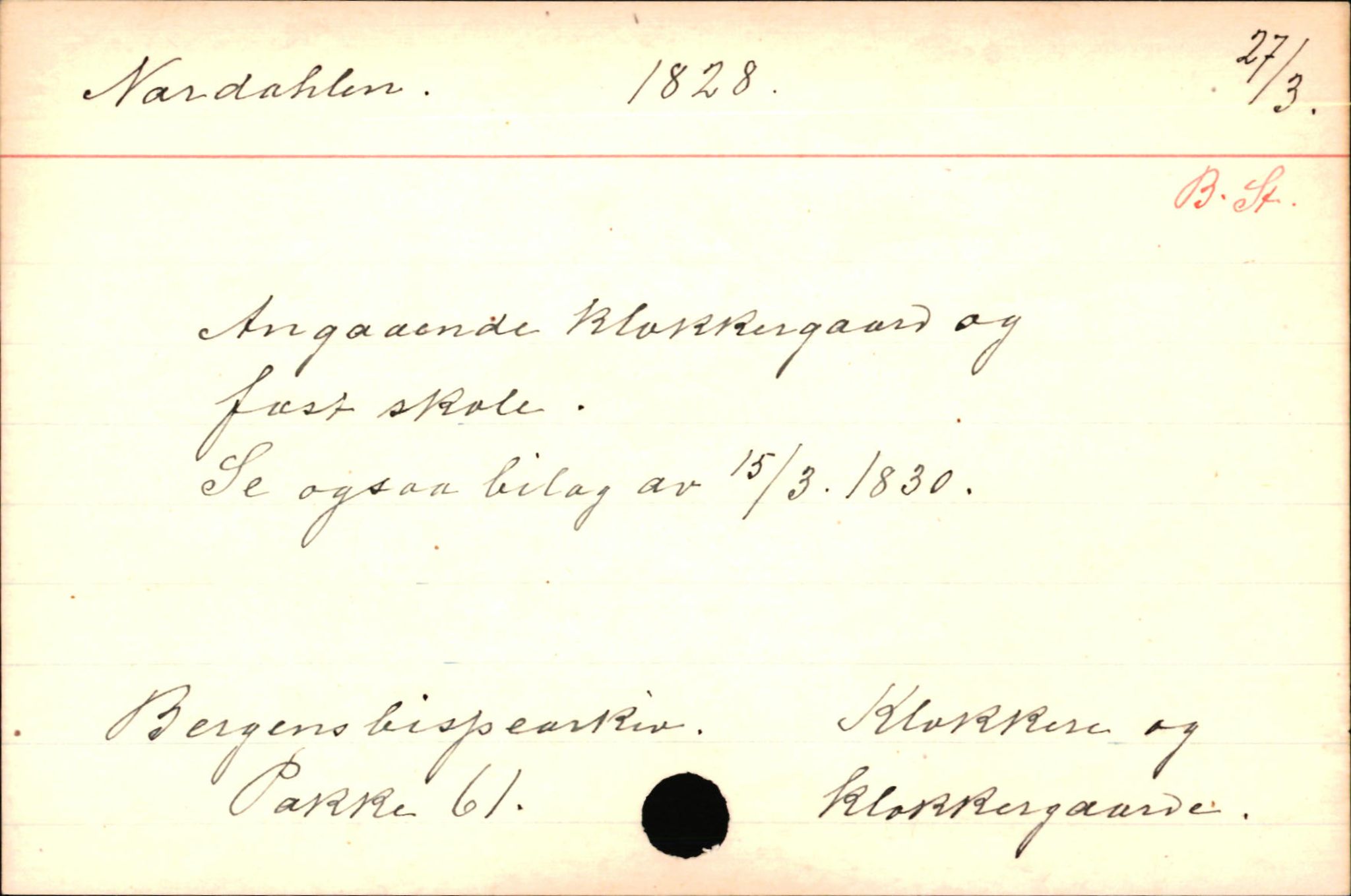 Haugen, Johannes - lærer, AV/SAB-SAB/PA-0036/01/L0001: Om klokkere og lærere, 1521-1904, p. 10953