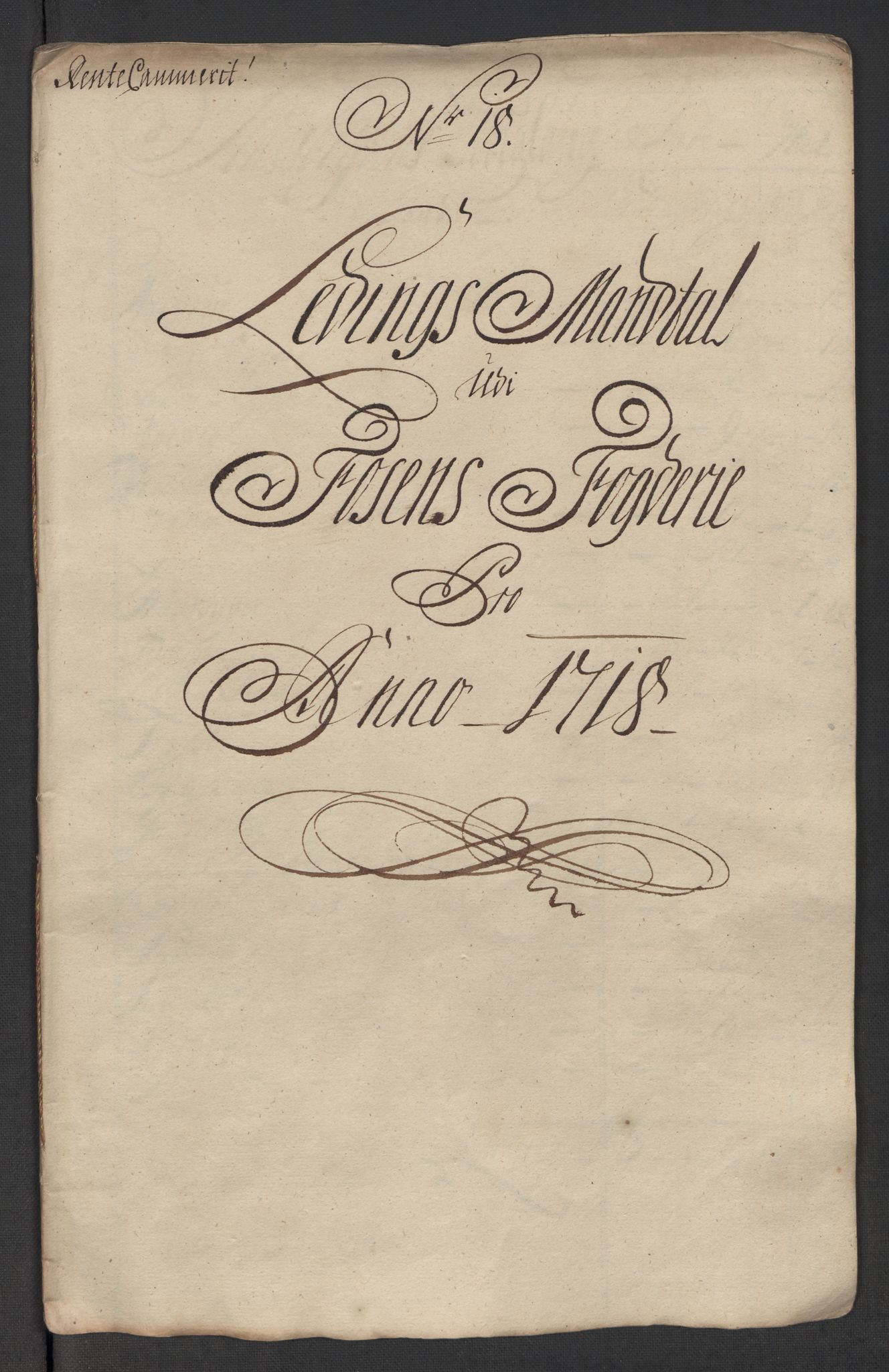Rentekammeret inntil 1814, Reviderte regnskaper, Fogderegnskap, RA/EA-4092/R57/L3866: Fogderegnskap Fosen, 1718, p. 158