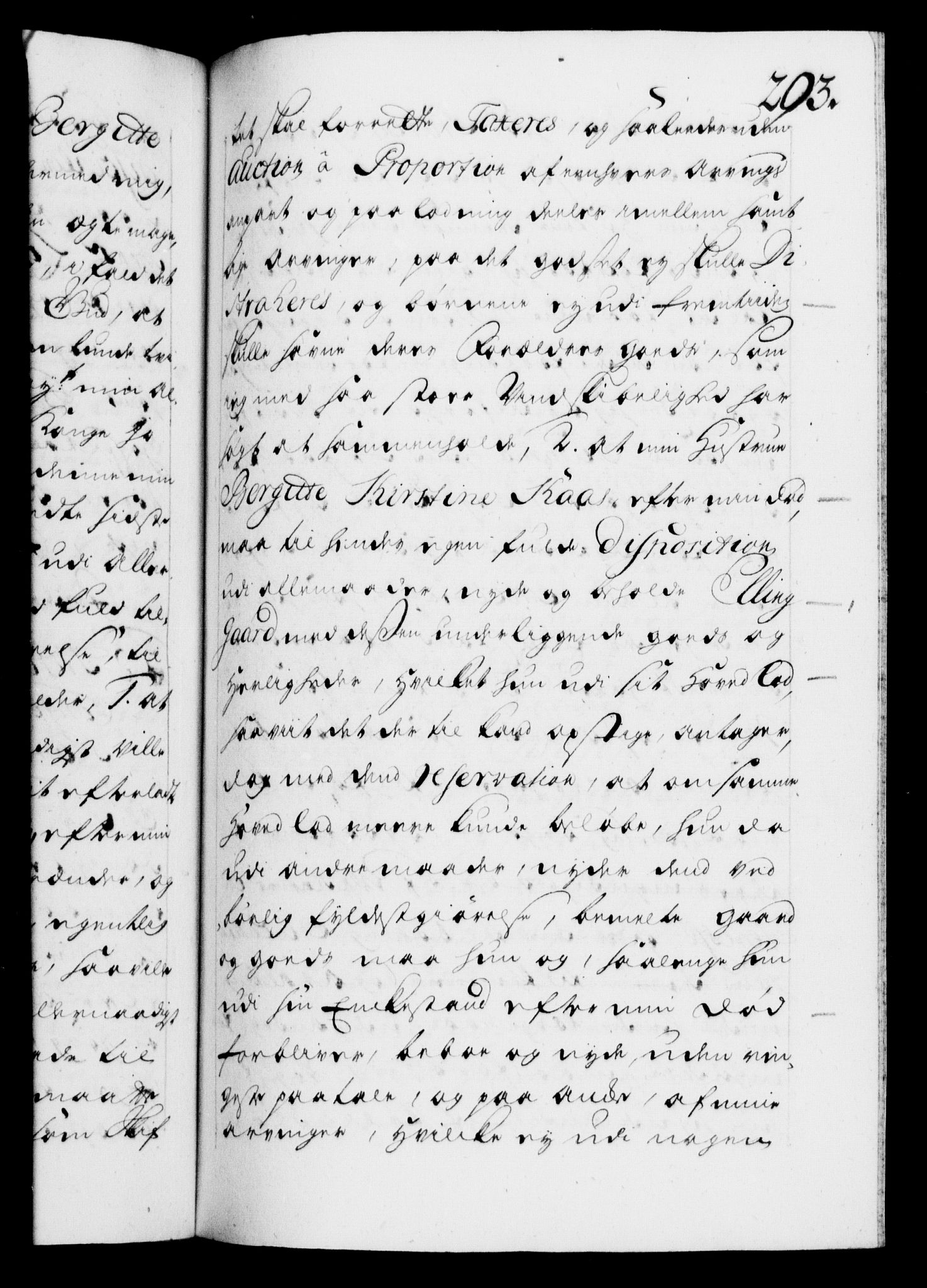Danske Kanselli 1572-1799, AV/RA-EA-3023/F/Fc/Fca/Fcaa/L0025: Norske registre, 1726-1728, p. 293a