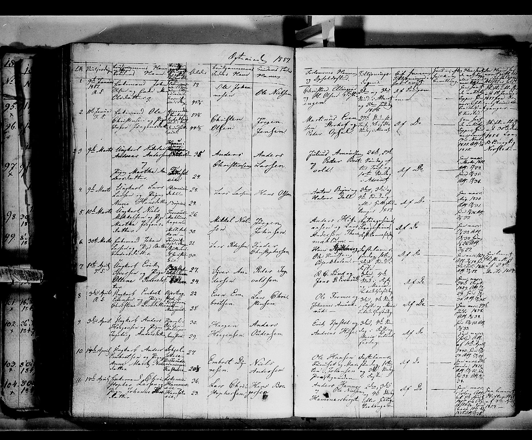 Romedal prestekontor, SAH/PREST-004/K/L0004: Parish register (official) no. 4, 1847-1861, p. 264