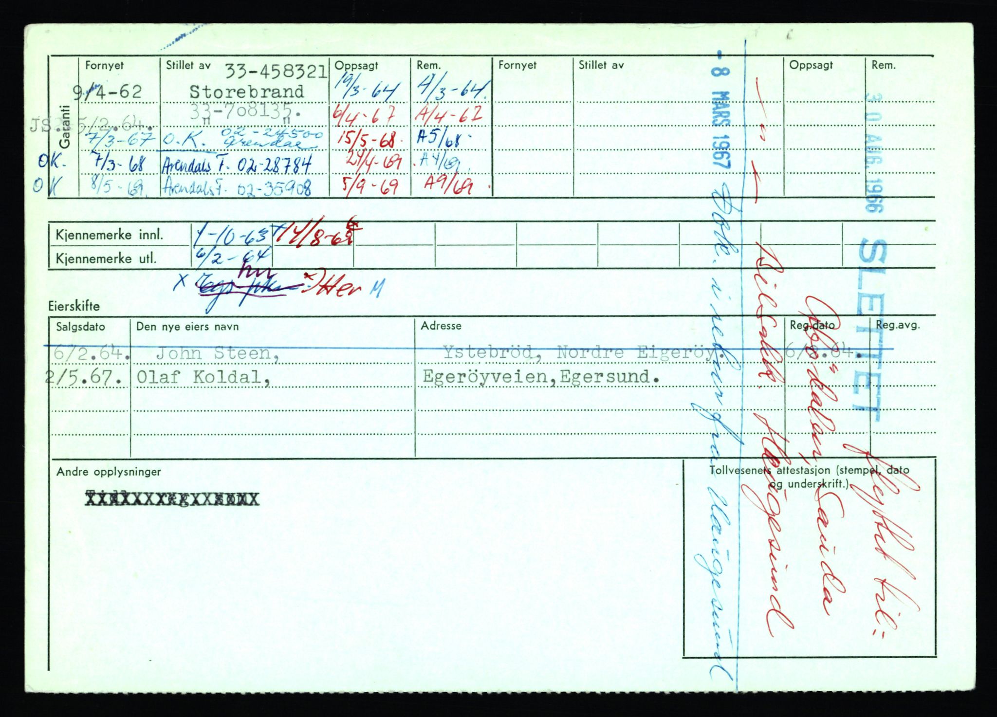 Stavanger trafikkstasjon, AV/SAST-A-101942/0/F/L0040: L-22800 - L-23999, 1930-1971, p. 682