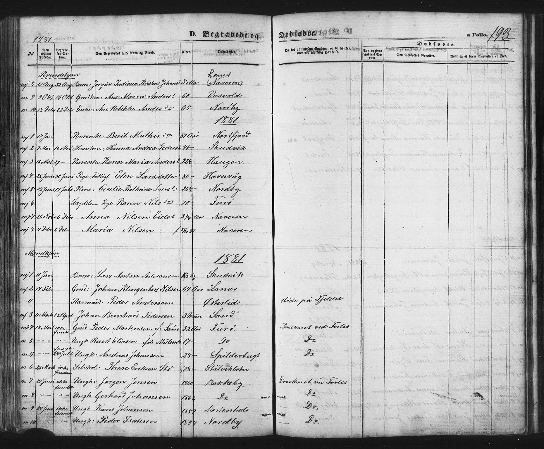 Balsfjord sokneprestembete, SATØ/S-1303/G/Ga/L0002klokker: Parish register (copy) no. 2, 1870-1886, p. 193