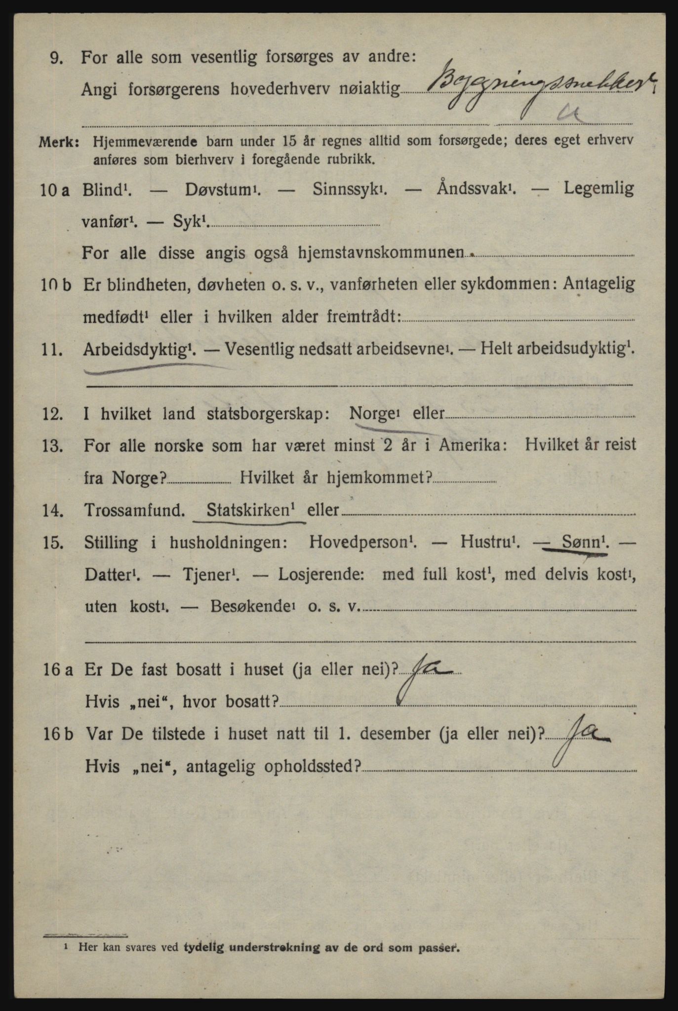 SAO, 1920 census for Skjeberg, 1920, p. 5490