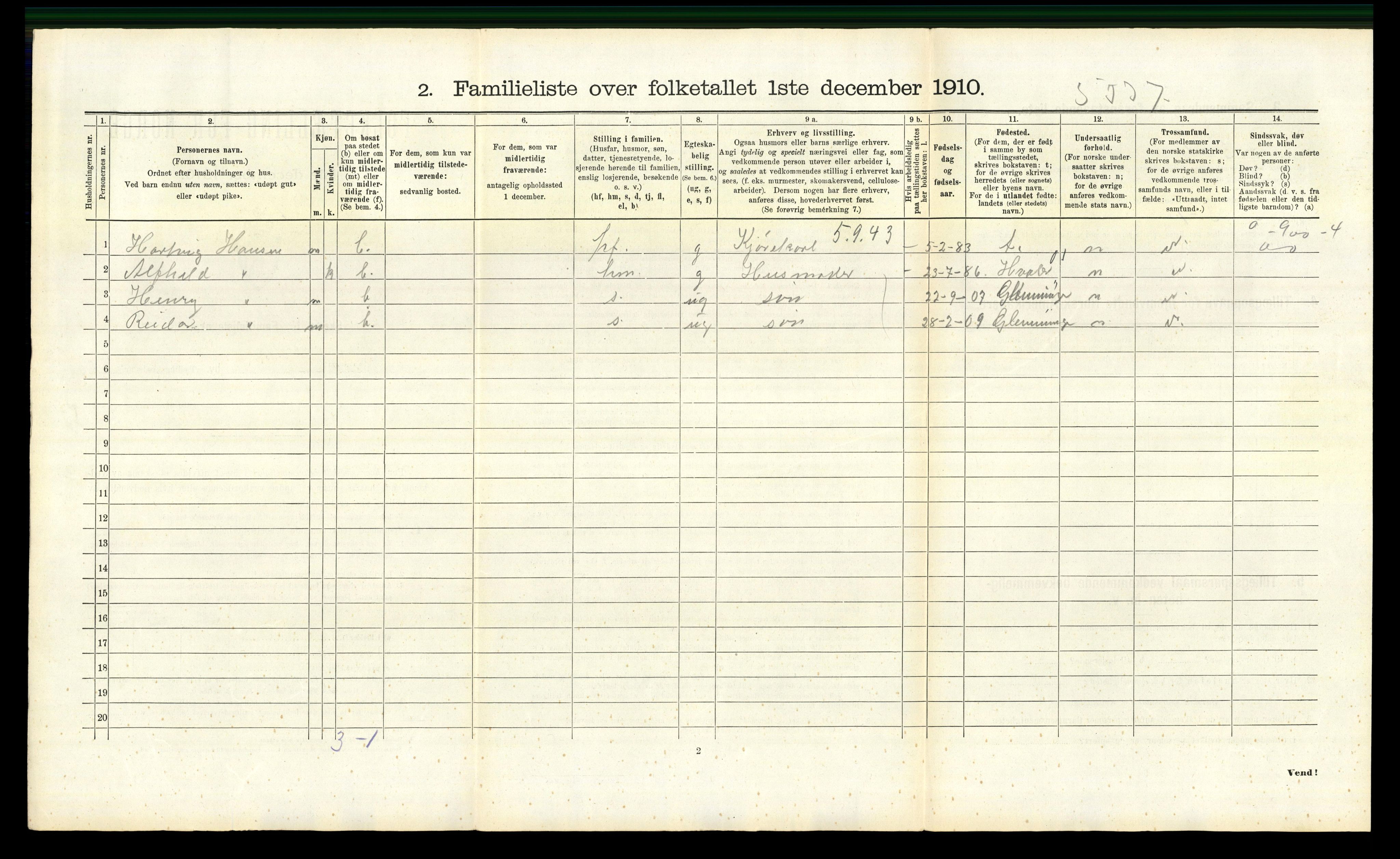 RA, 1910 census for Fredrikstad, 1910, p. 8995