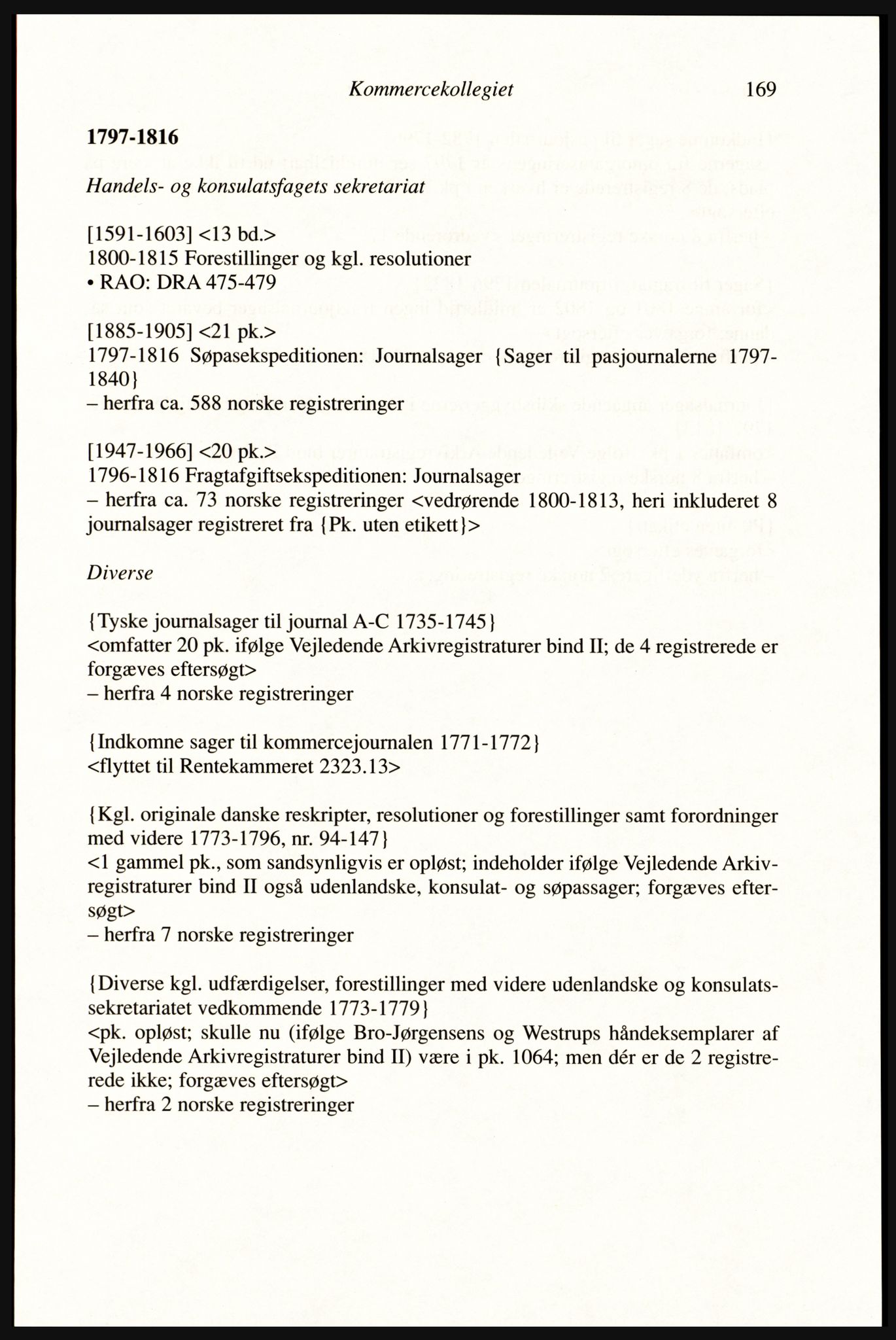 Publikasjoner utgitt av Arkivverket, PUBL/PUBL-001/A/0002: Erik Gøbel: NOREG, Tværregistratur over norgesrelevant materiale i Rigsarkivet i København (2000), 2000, p. 171