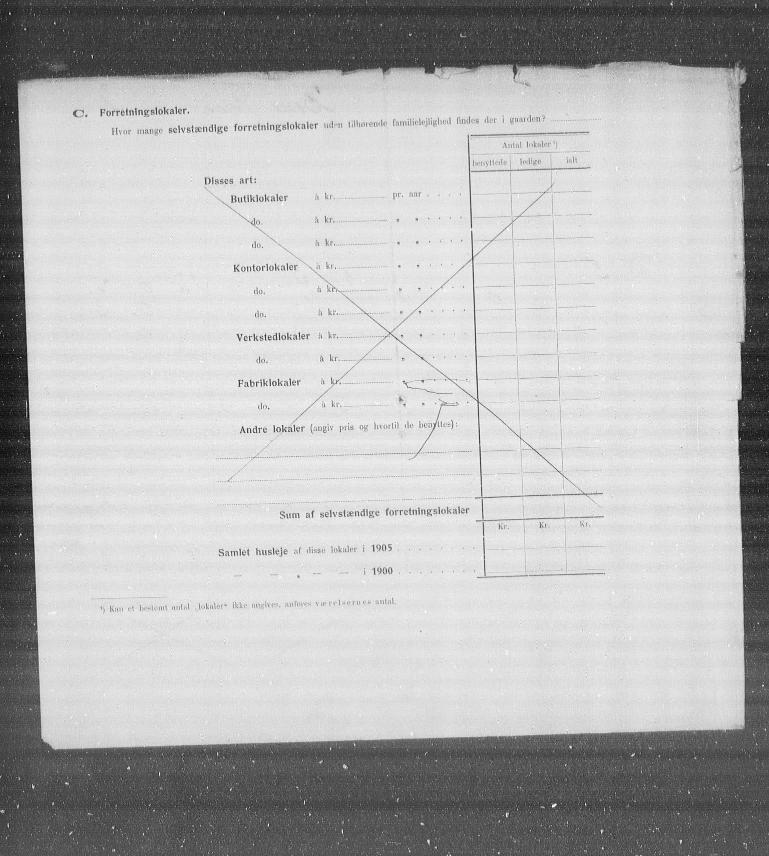 OBA, Municipal Census 1905 for Kristiania, 1905, p. 20039