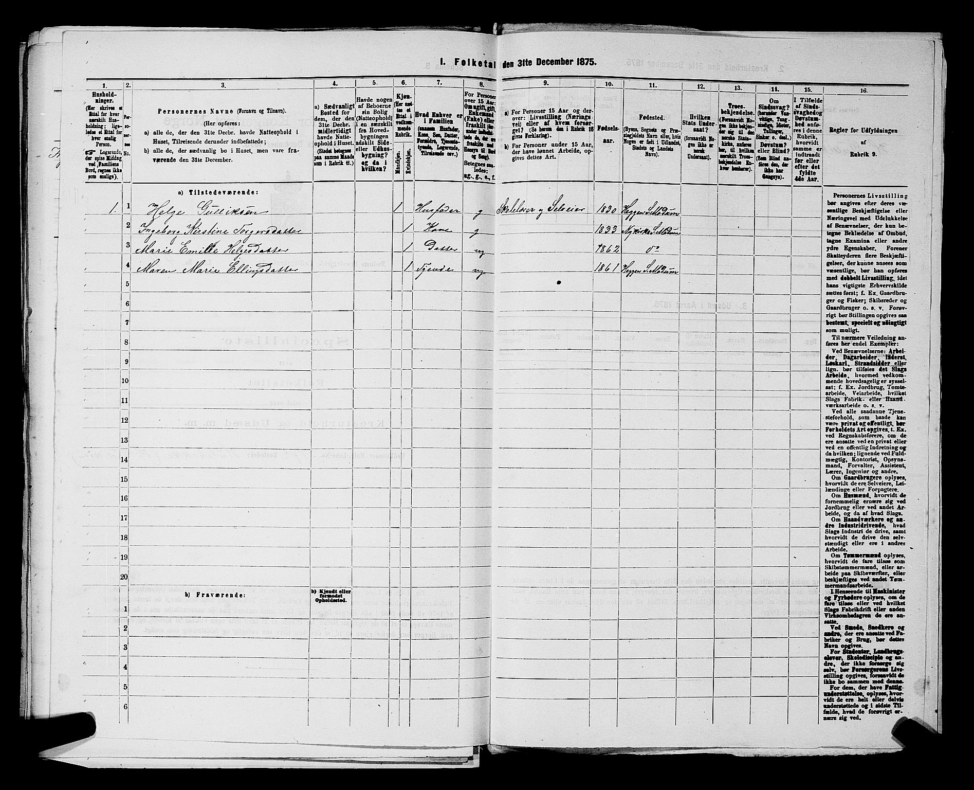 SAKO, 1875 census for 0623P Modum, 1875, p. 2037