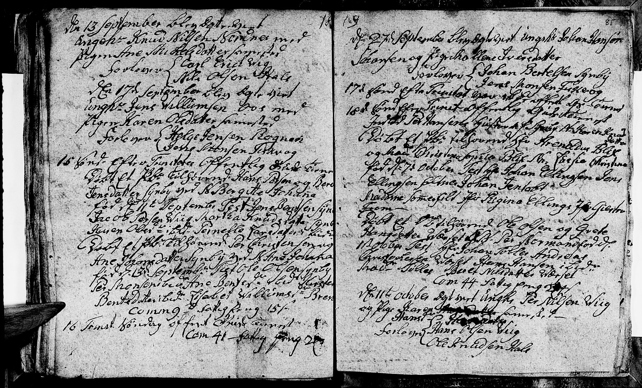 Ministerialprotokoller, klokkerbøker og fødselsregistre - Nordland, AV/SAT-A-1459/847/L0675: Parish register (copy) no. 847C03, 1808-1820, p. 85a