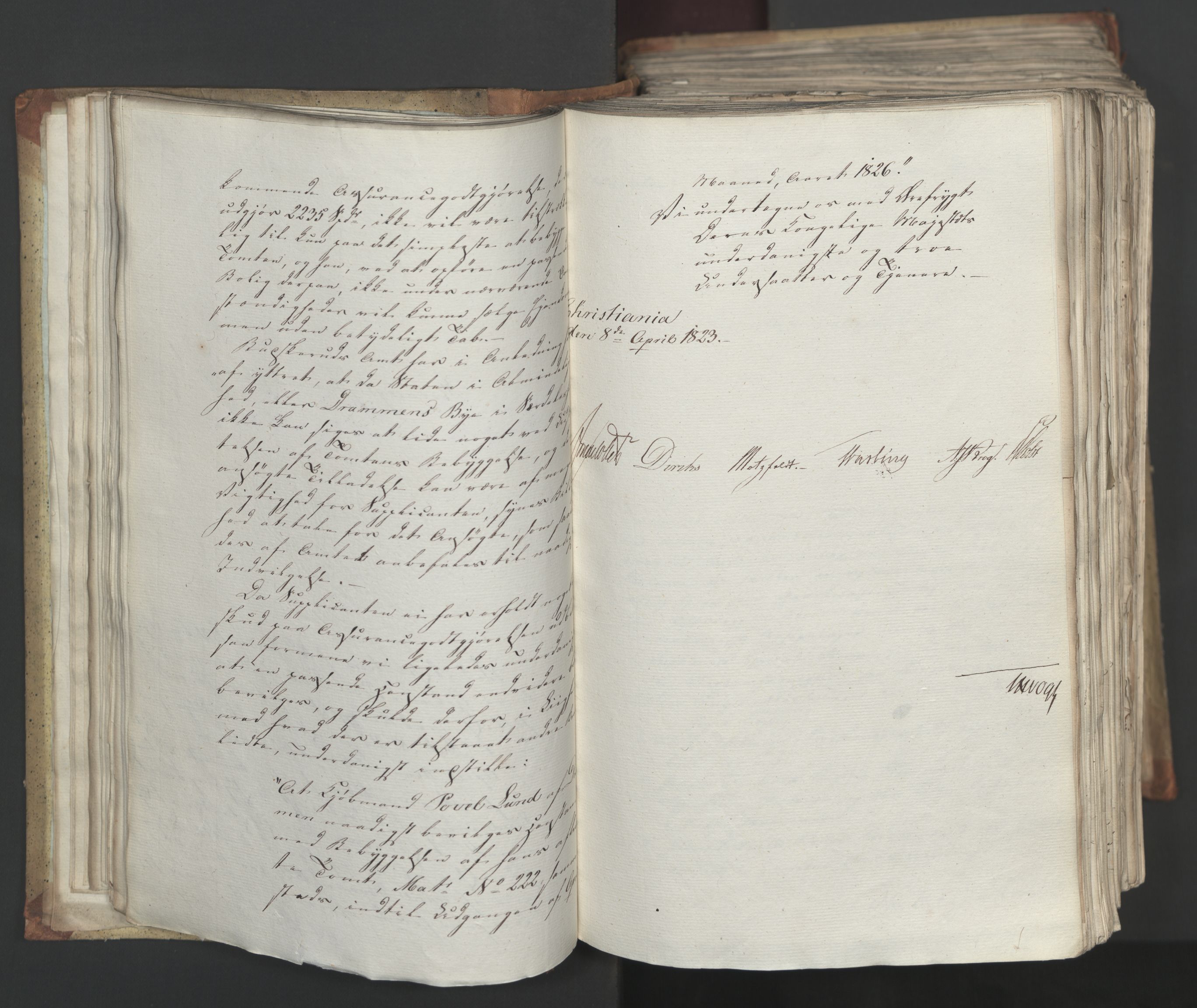 Statsrådsavdelingen i Stockholm, AV/RA-S-1003/D/Da/L0034: Regjeringsinnstillinger nr. 275-540, 1823, p. 58