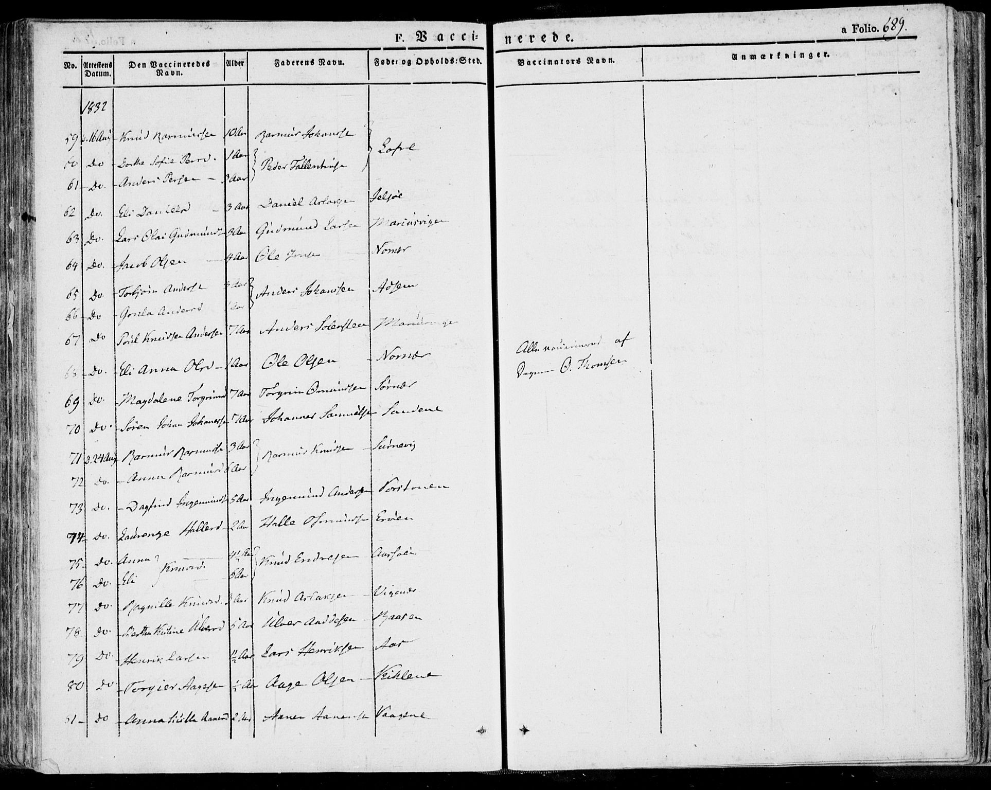 Jelsa sokneprestkontor, AV/SAST-A-101842/01/IV: Parish register (official) no. A 6.2, 1828-1853, p. 689