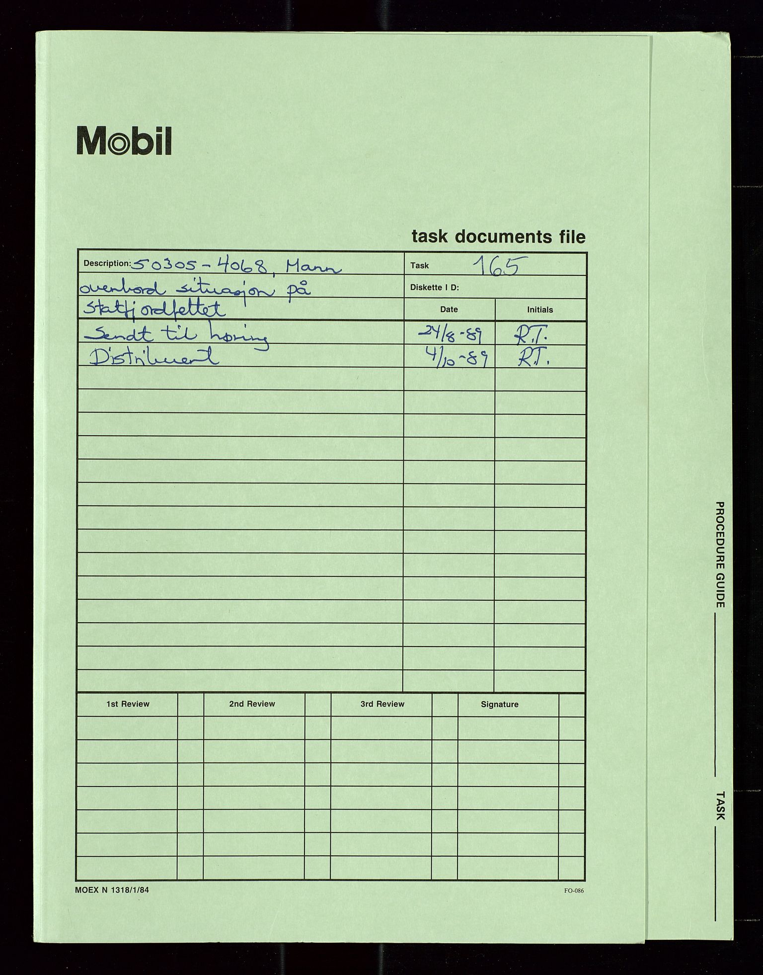 Pa 1339 - Statoil ASA, AV/SAST-A-101656/0001/E/Ed/Edd/L0036: Manualer, prosedyrer, rutiner, håndbøker og referansemateriell, 1981-1990, p. 2