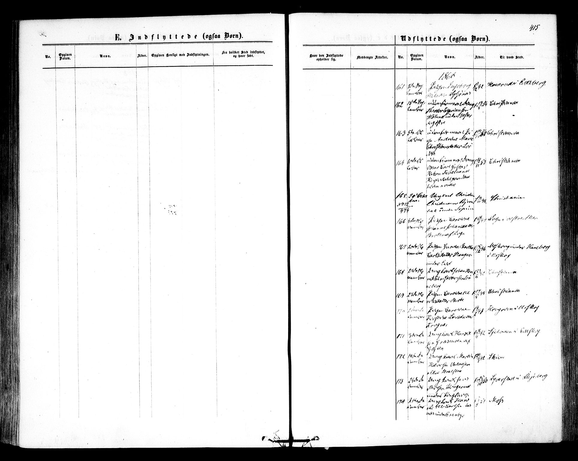 Høland prestekontor Kirkebøker, SAO/A-10346a/F/Fa/L0011: Parish register (official) no. I 11, 1862-1869, p. 415