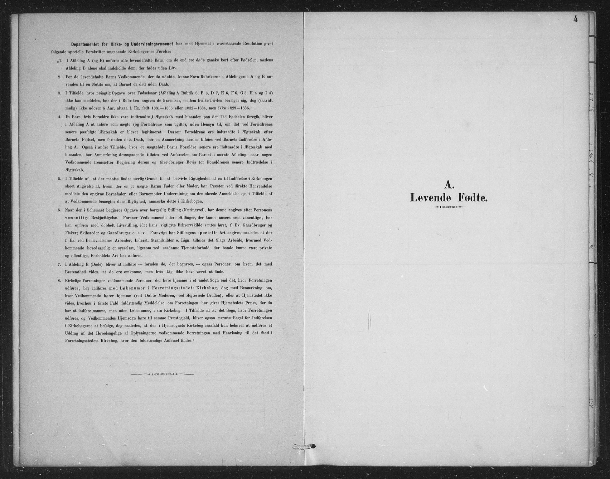 Voss sokneprestembete, SAB/A-79001/H/Hab: Parish register (copy) no. C 1, 1886-1899, p. 4